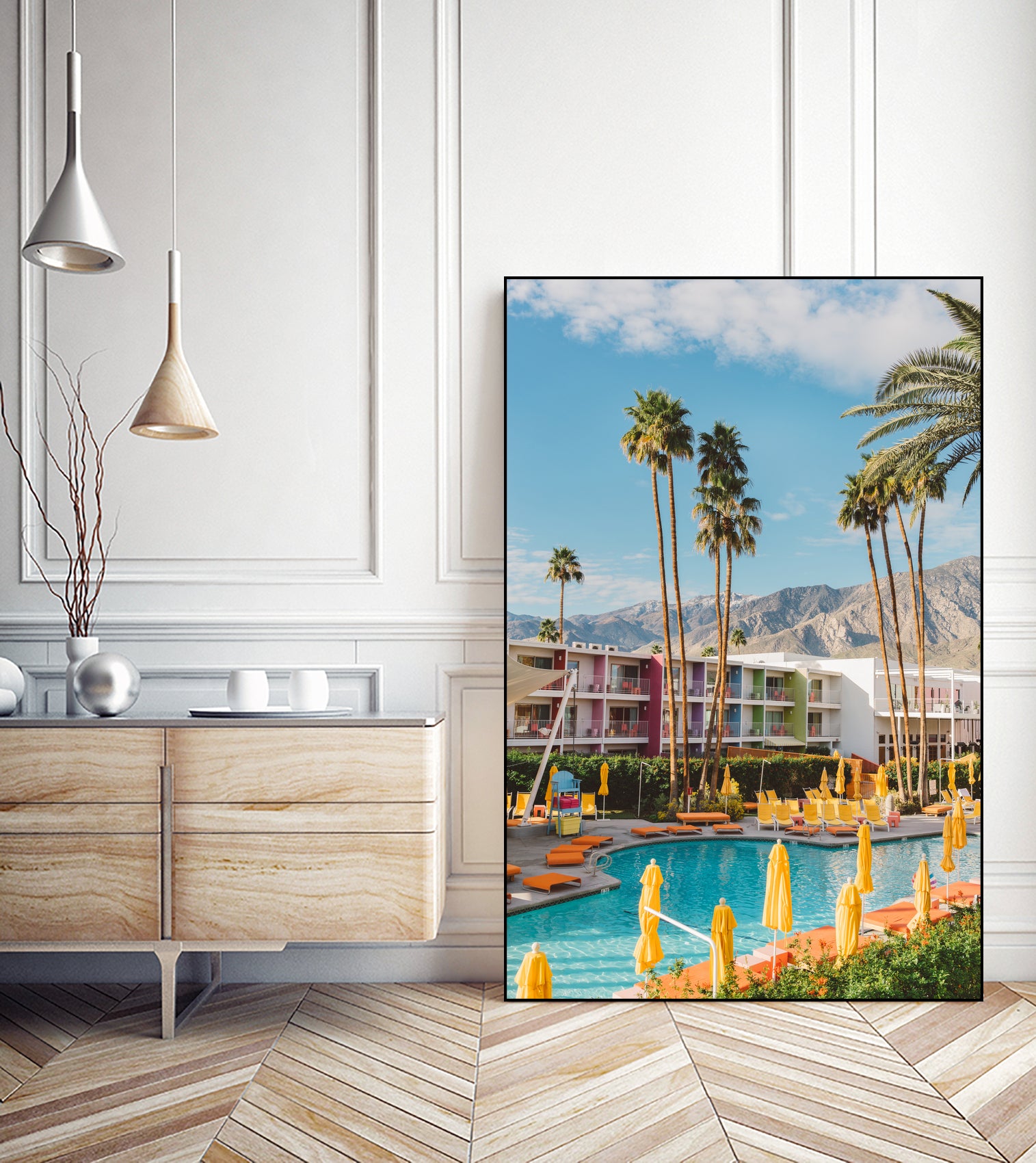 Palm Springs Saguaro by Bethany on GIANT ART - bleu botanical px2758276