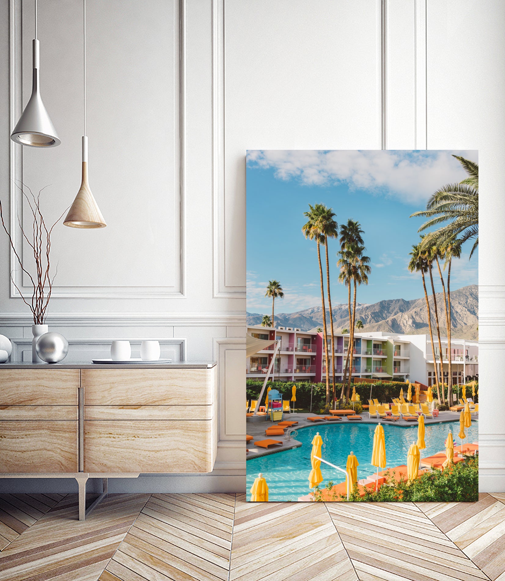 Palm Springs Saguaro by Bethany on GIANT ART - bleu botanical px2758276