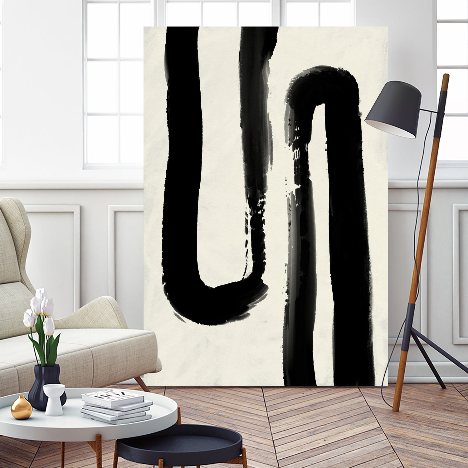 Monochrome Flow by Treechild on GIANT ART - abstract abstract wall art