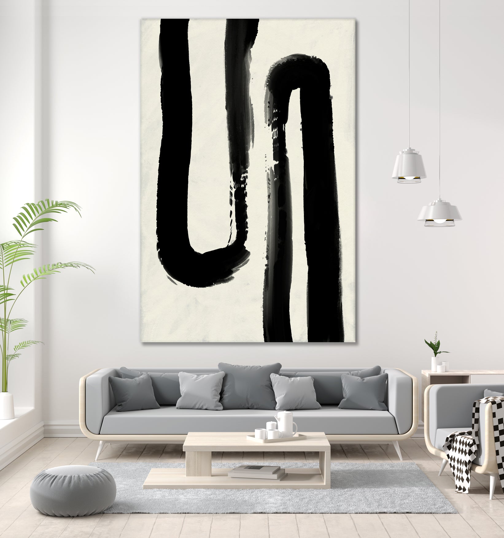 Monochrome Flow by Treechild on GIANT ART - abstract abstract wall art