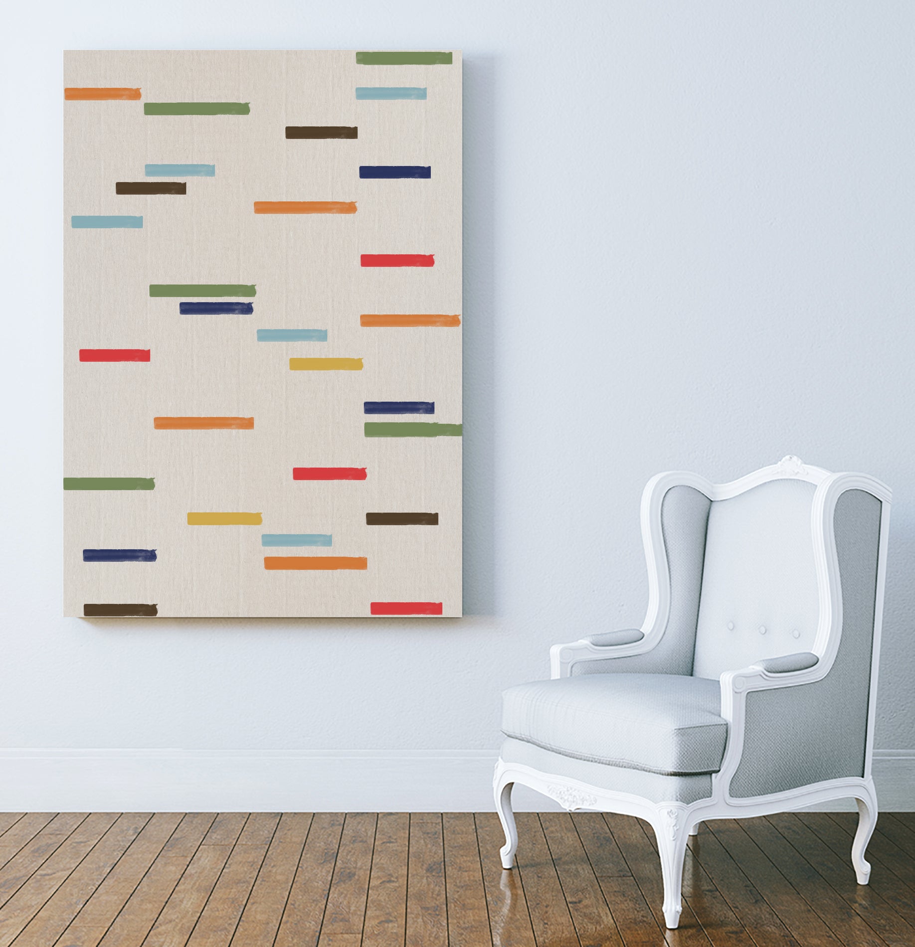 Simple Paper Modernist Art No2 by The Miuus Studio on GIANT ART - pink illustration