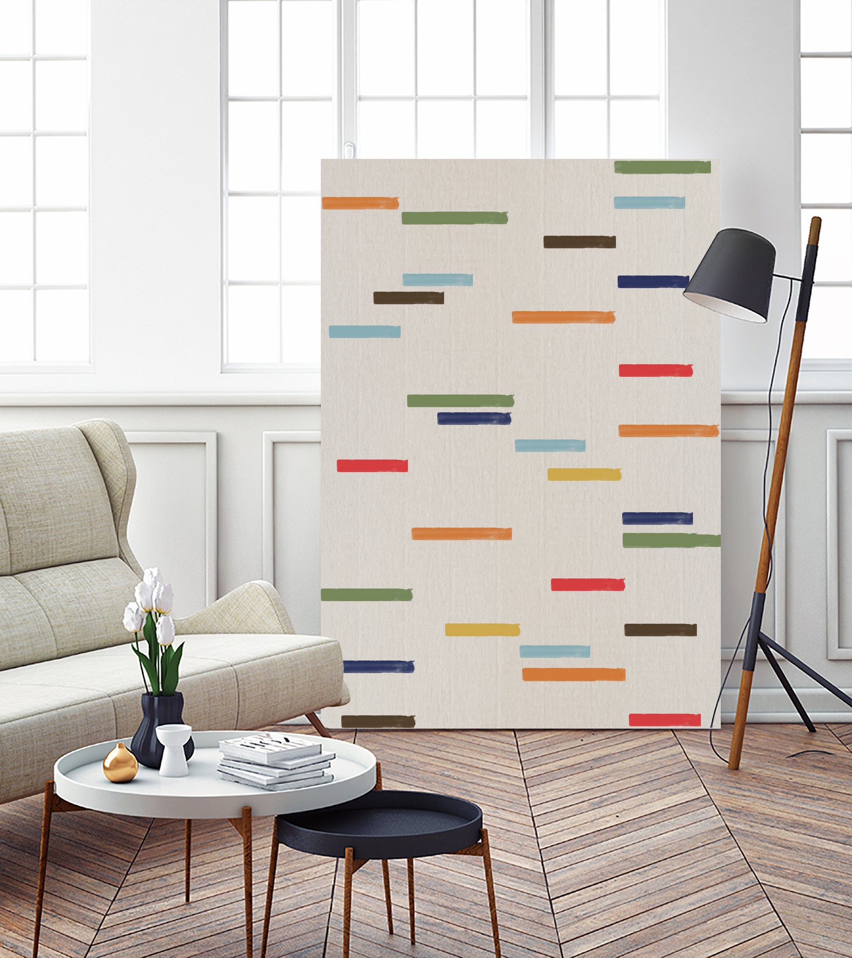 Simple Paper Modernist Art No2 by The Miuus Studio on GIANT ART - pink illustration