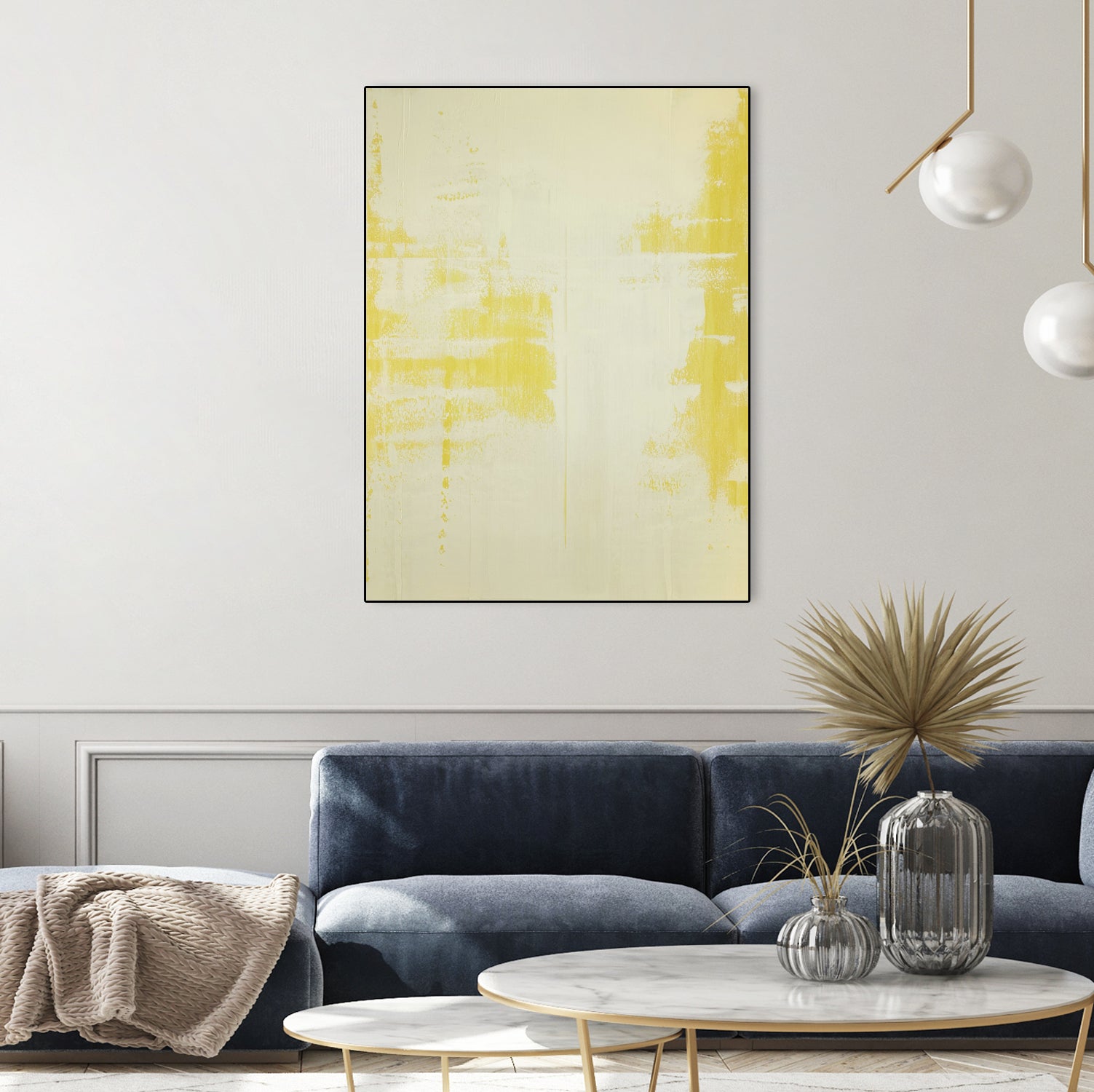 SUNNY SIDE UP by Gustaf Tidholm on GIANT ART - abstract yellow