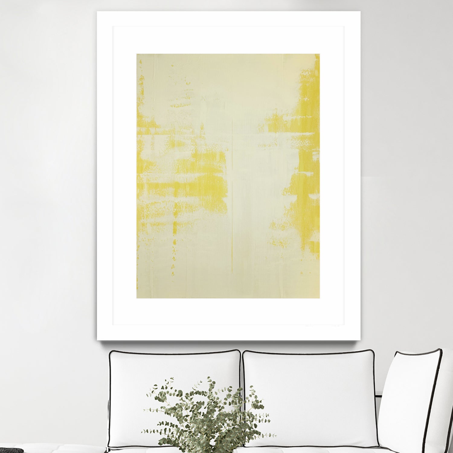 SUNNY SIDE UP by Gustaf Tidholm on GIANT ART - abstract yellow