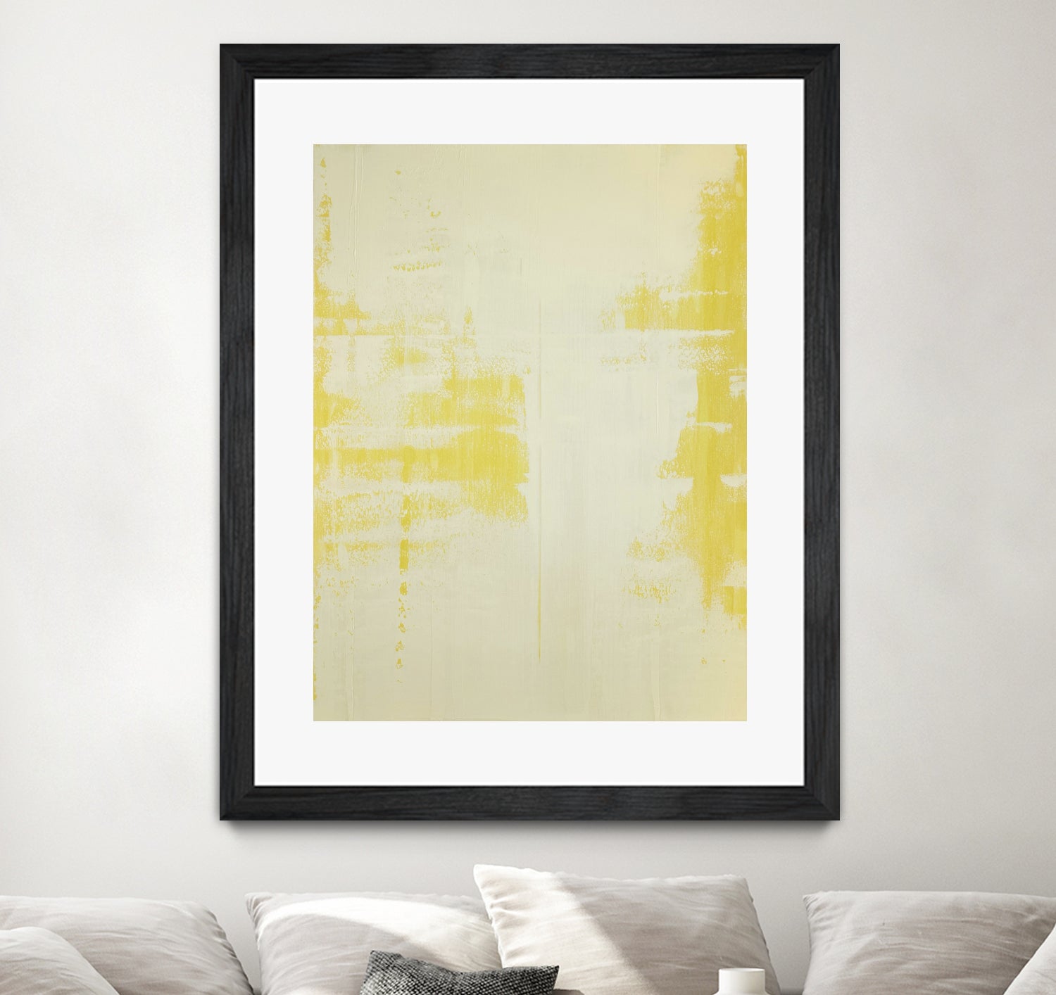 SUNNY SIDE UP by Gustaf Tidholm on GIANT ART - abstract yellow