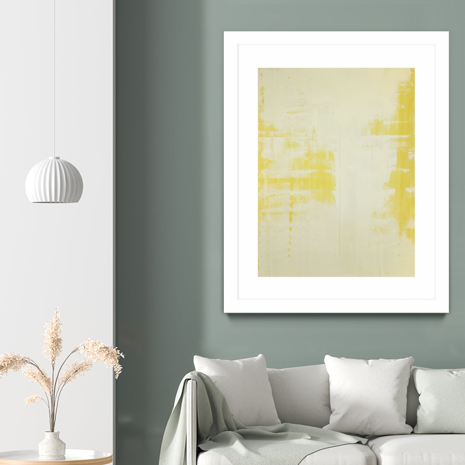 SUNNY SIDE UP by Gustaf Tidholm on GIANT ART - abstract yellow