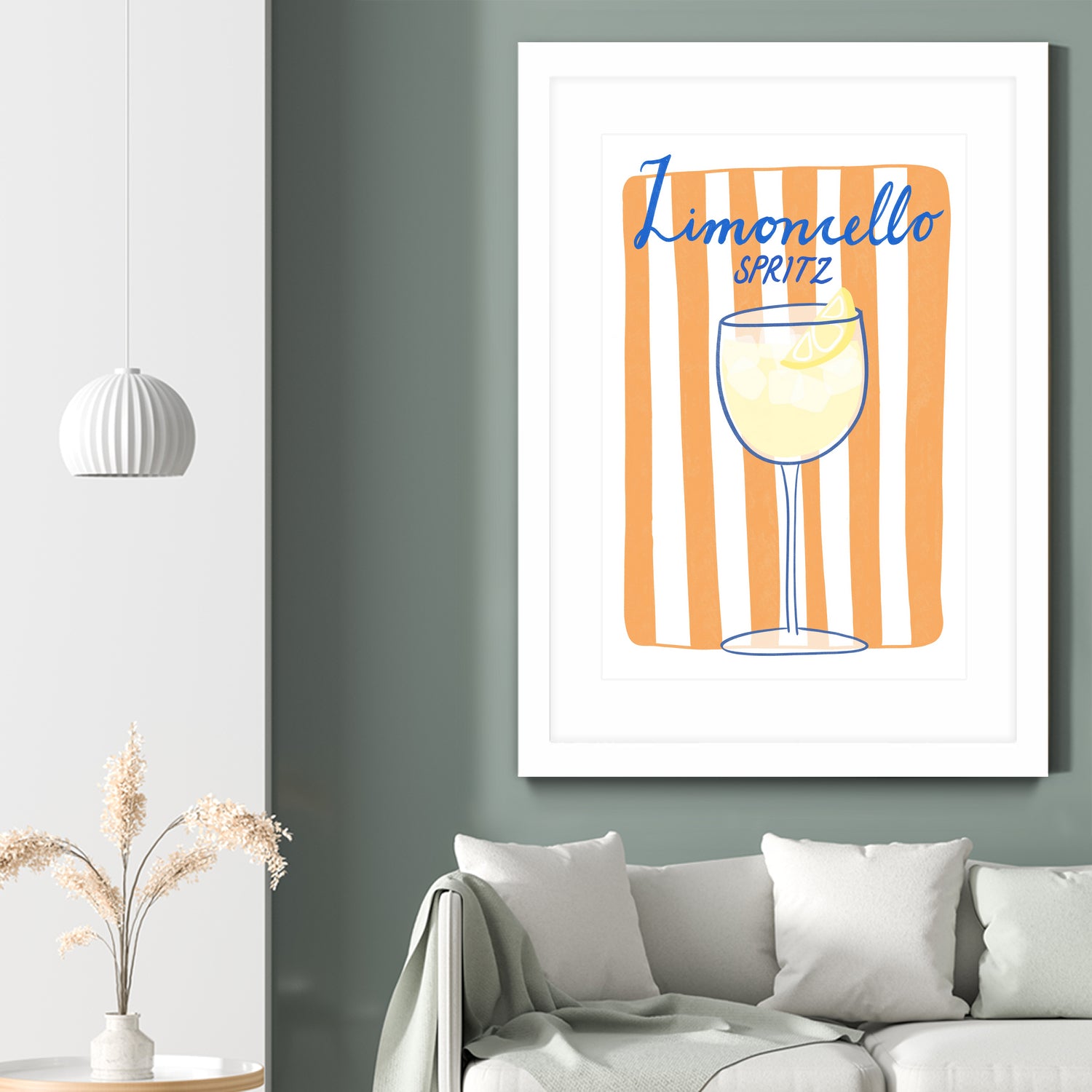 Citrus Delight by Athene Fritsch on GIANT ART - limoncello drink illustration food and drinks limoncello drink illustration