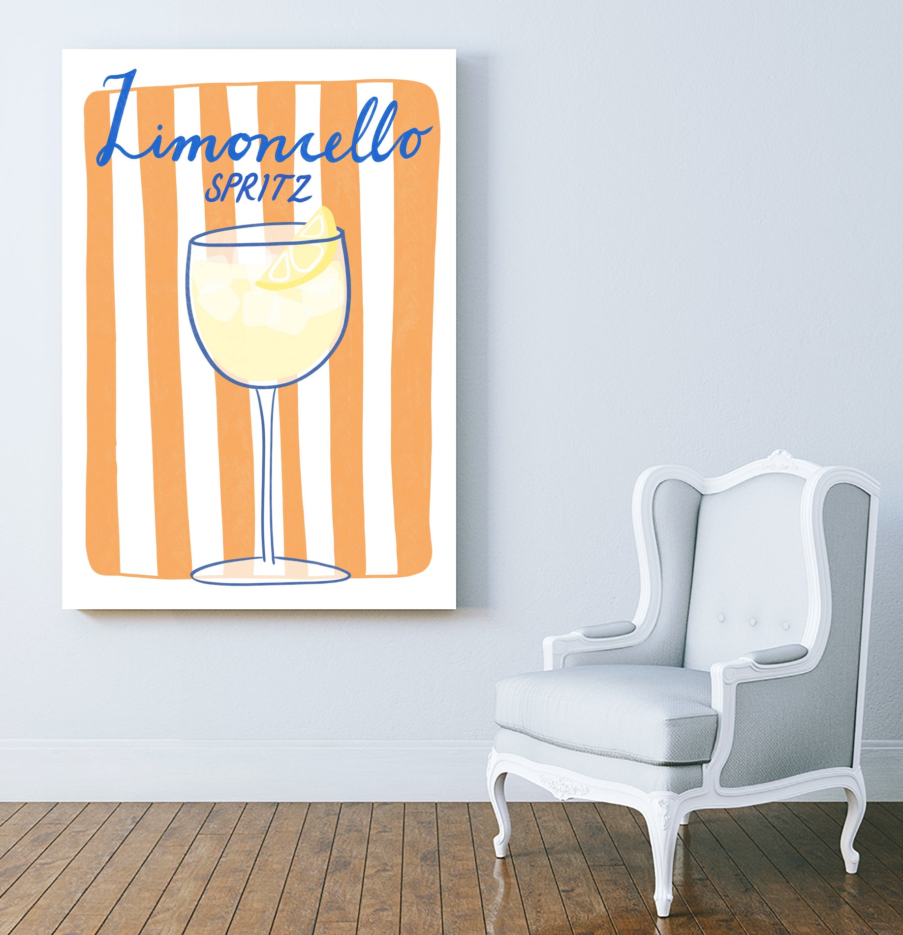 Citrus Delight by Athene Fritsch on GIANT ART - limoncello drink illustration food and drinks limoncello drink illustration