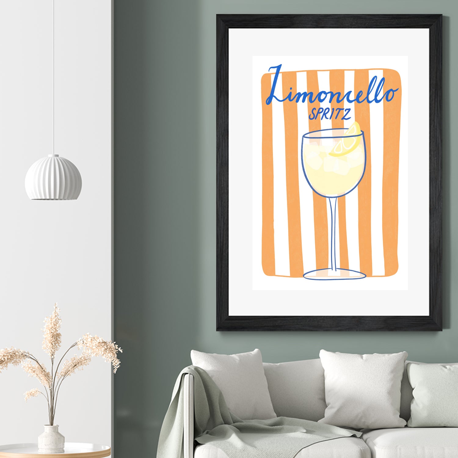 Citrus Delight by Athene Fritsch on GIANT ART - limoncello drink illustration food and drinks limoncello drink illustration