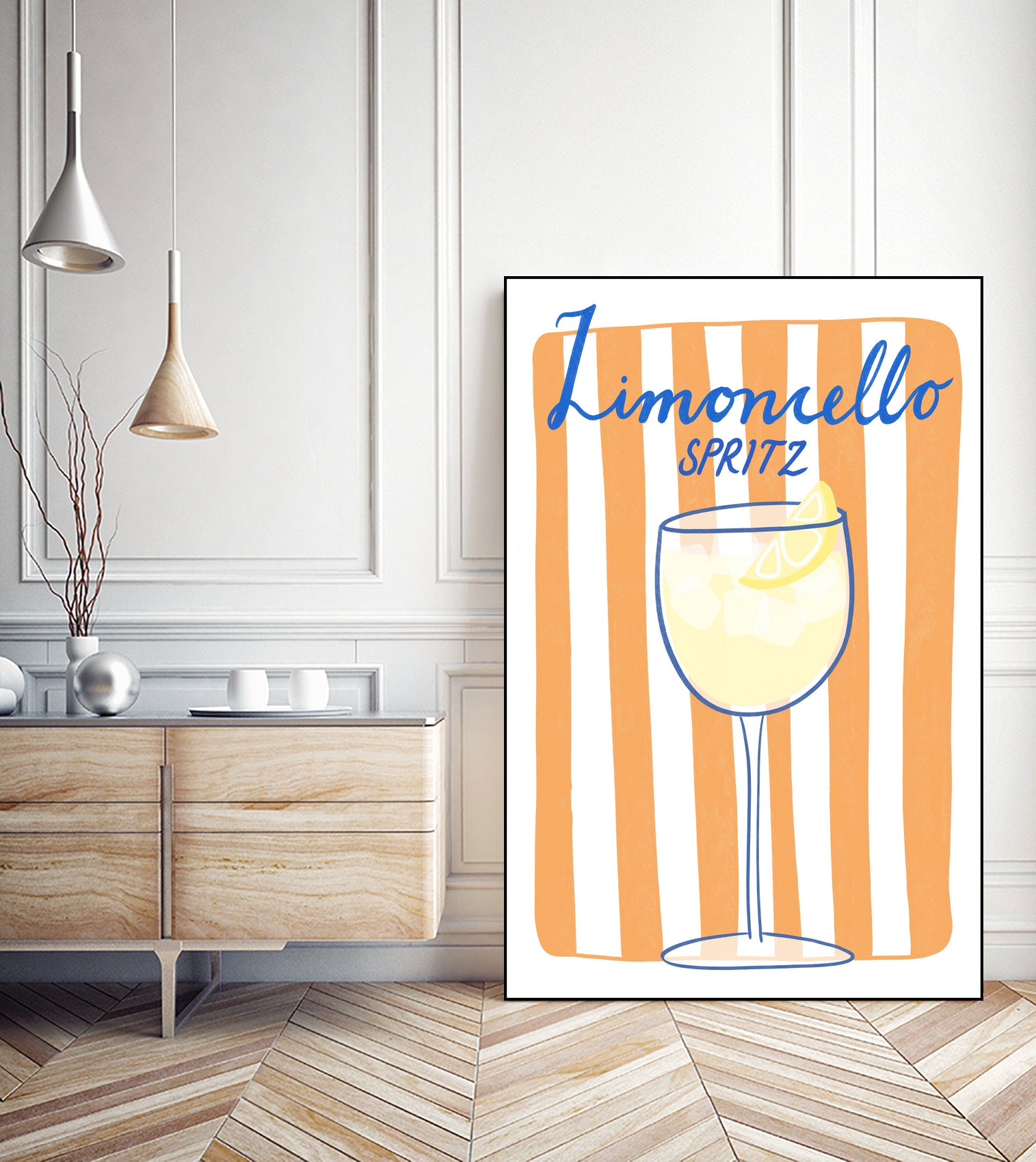 Citrus Delight by Athene Fritsch on GIANT ART - limoncello drink illustration food and drinks limoncello drink illustration