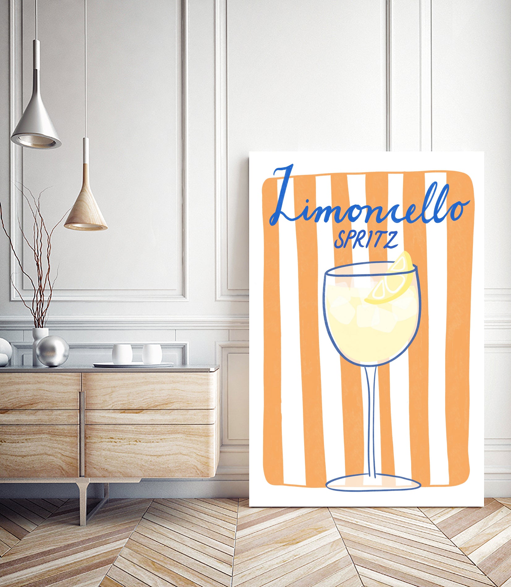 Citrus Delight by Athene Fritsch on GIANT ART - limoncello drink illustration food and drinks limoncello drink illustration