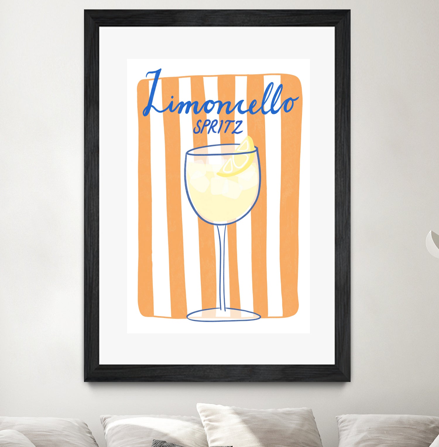 Citrus Delight by Athene Fritsch on GIANT ART - limoncello drink illustration food and drinks limoncello drink illustration