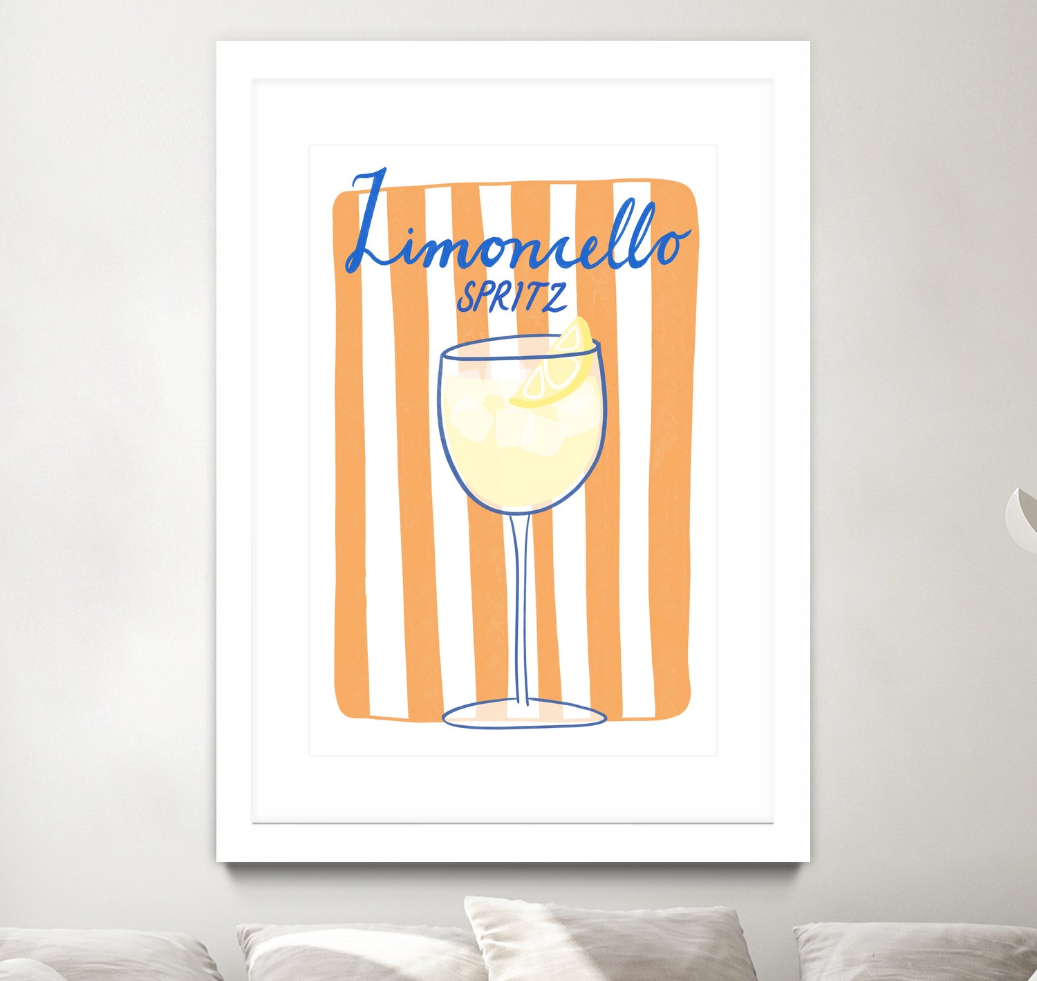 Citrus Delight by Athene Fritsch on GIANT ART - limoncello drink illustration food and drinks limoncello drink illustration