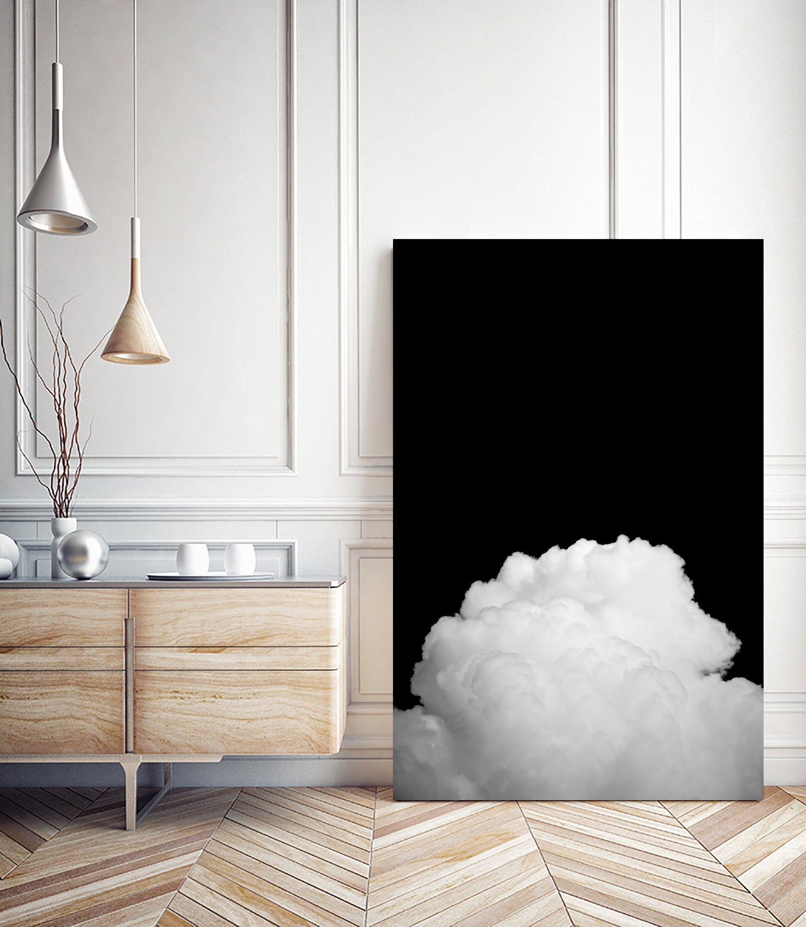 Black Clouds II by Tal Paz-Fridman on GIANT ART - black and white landscape black and white