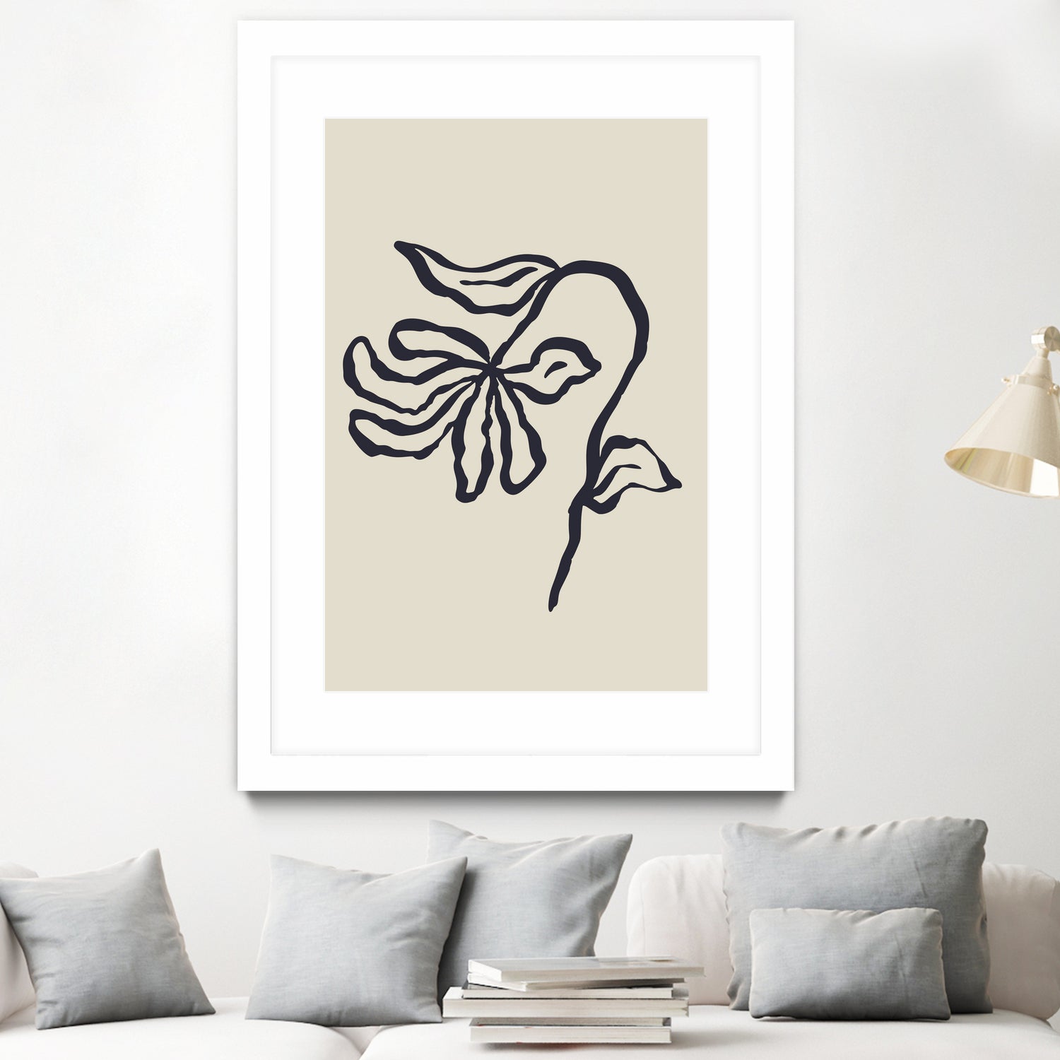 Sketchy Flower Poster 24 by Anna Rose on GIANT ART - flowers and plants sketch