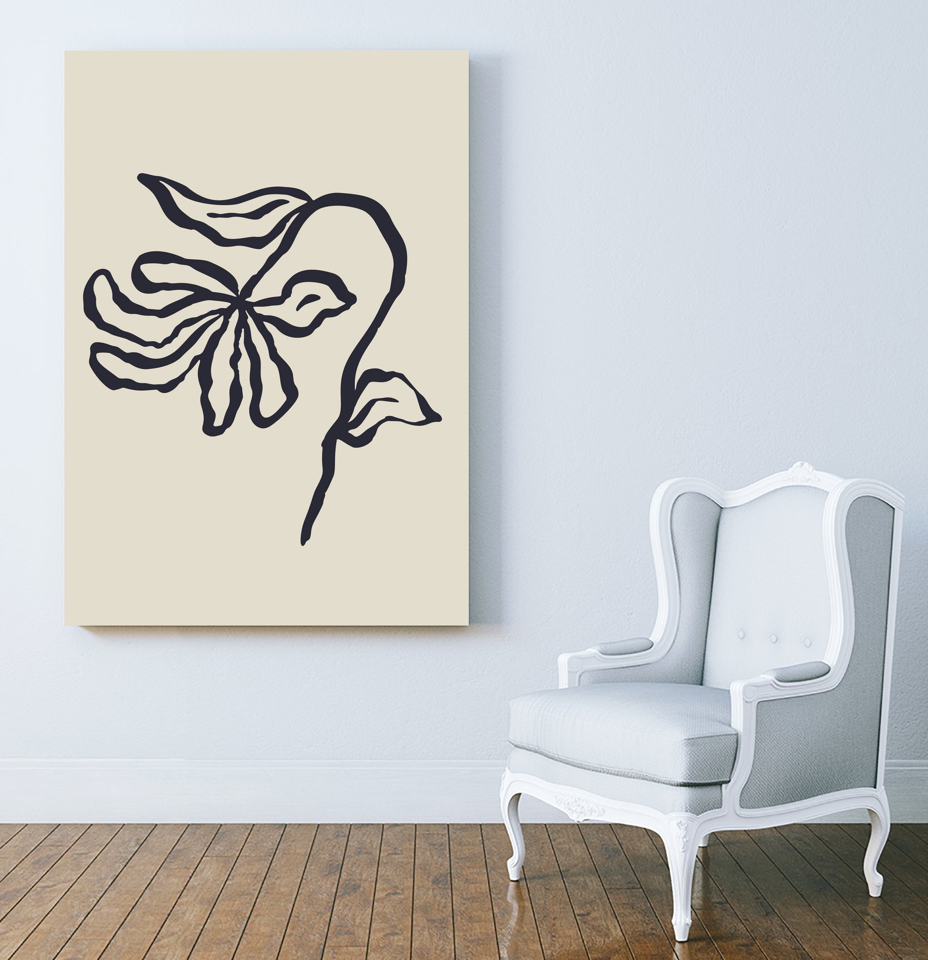 Sketchy Flower Poster 24 by Anna Rose on GIANT ART - flowers and plants sketch