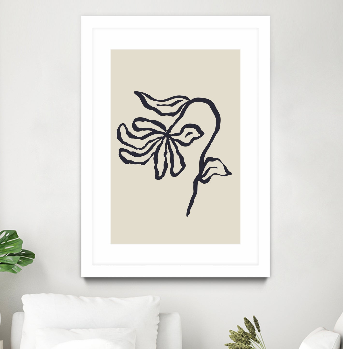 Sketchy Flower Poster 24 by Anna Rose on GIANT ART - flowers and plants sketch