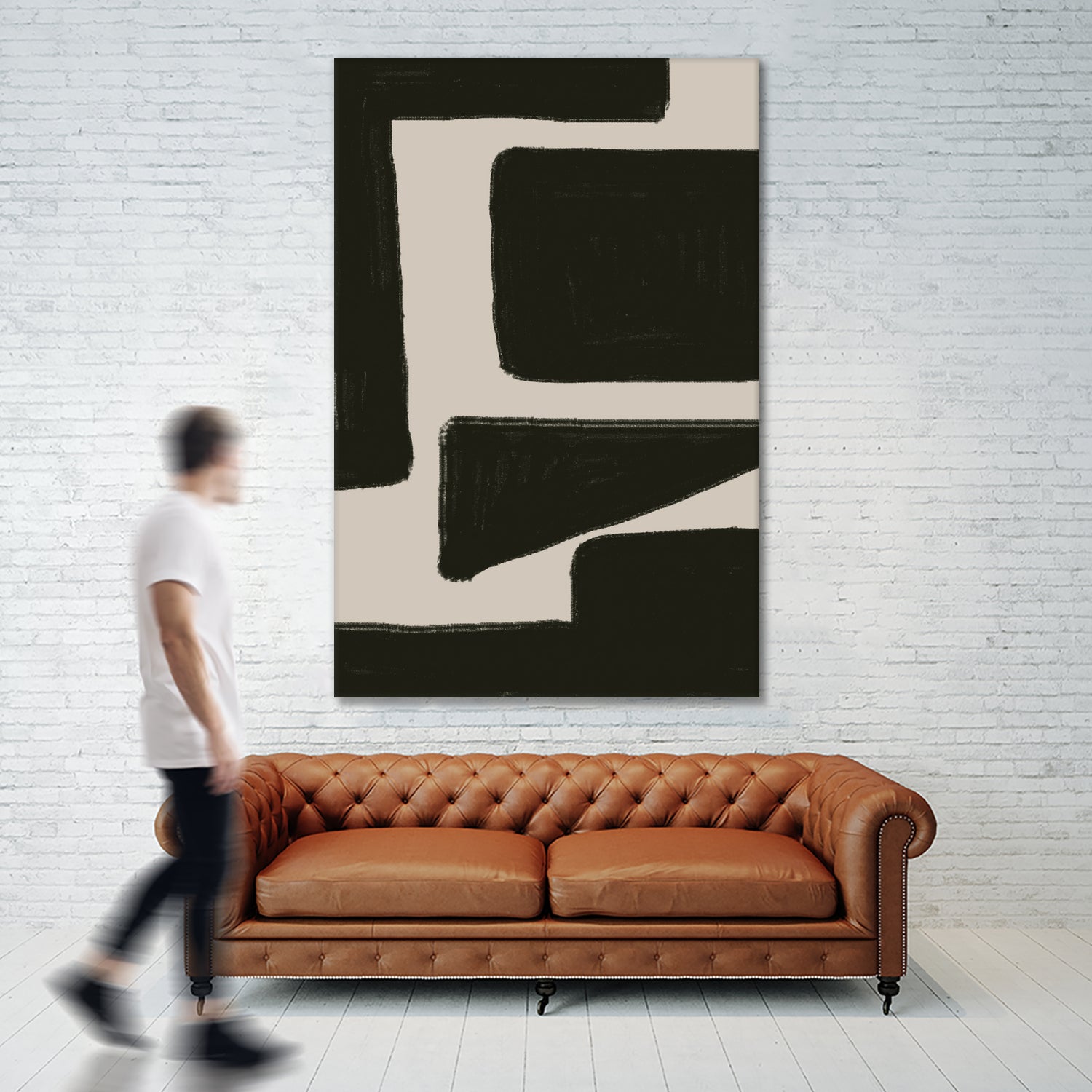 Bold Shadowscape by THE MIUUS STUDIO on GIANT ART - abstract minimalist decor