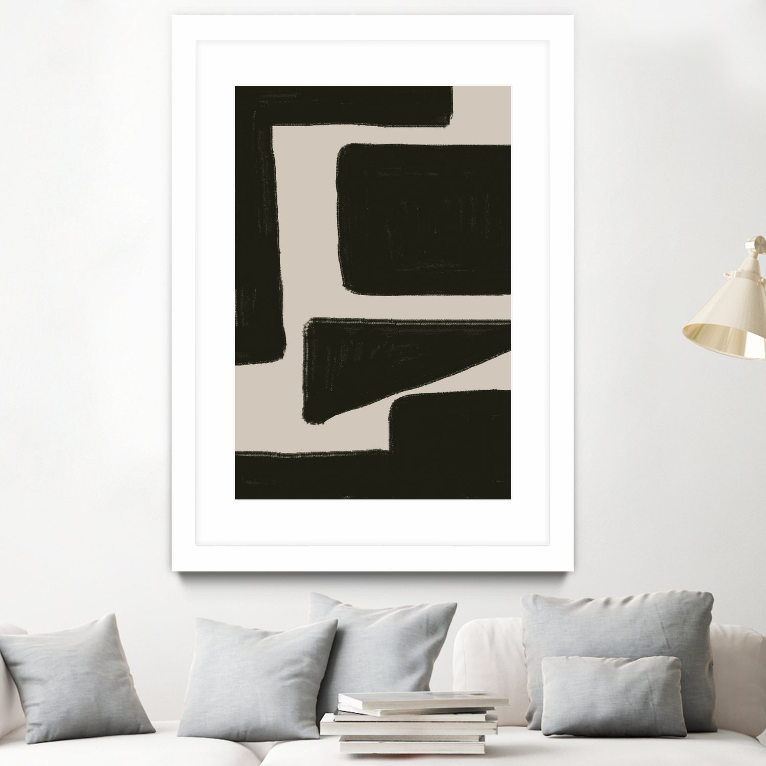 Bold Shadowscape by THE MIUUS STUDIO on GIANT ART - abstract minimalist decor