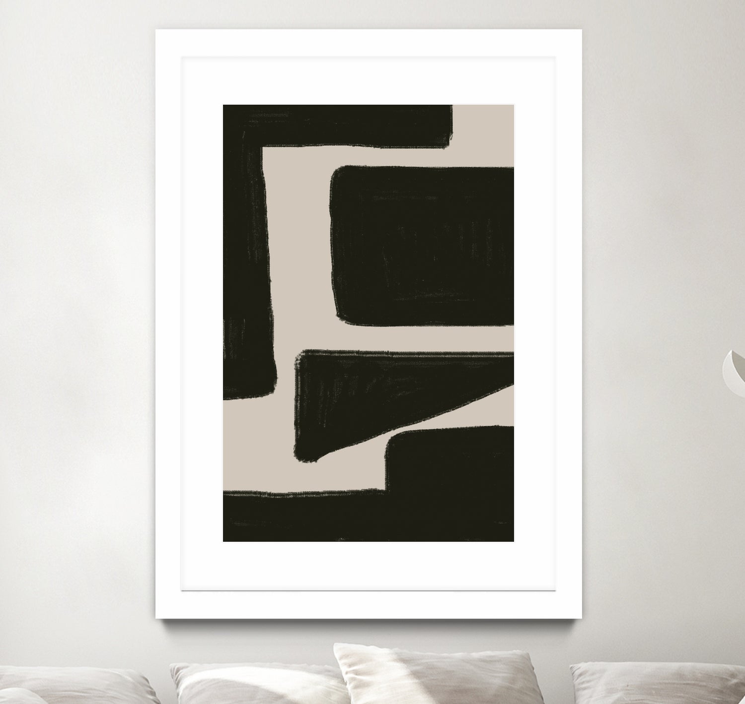 Bold Shadowscape by THE MIUUS STUDIO on GIANT ART - abstract minimalist decor