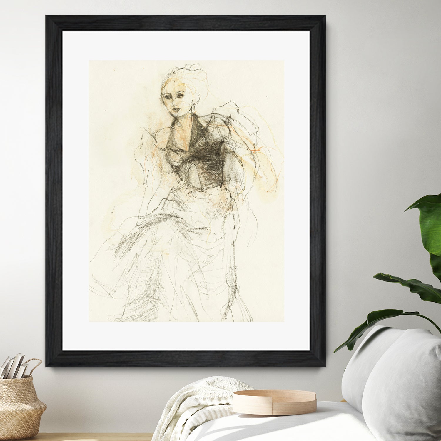 Elegant Sketching by Ute Rathmann on GIANT ART - 5002 illustration