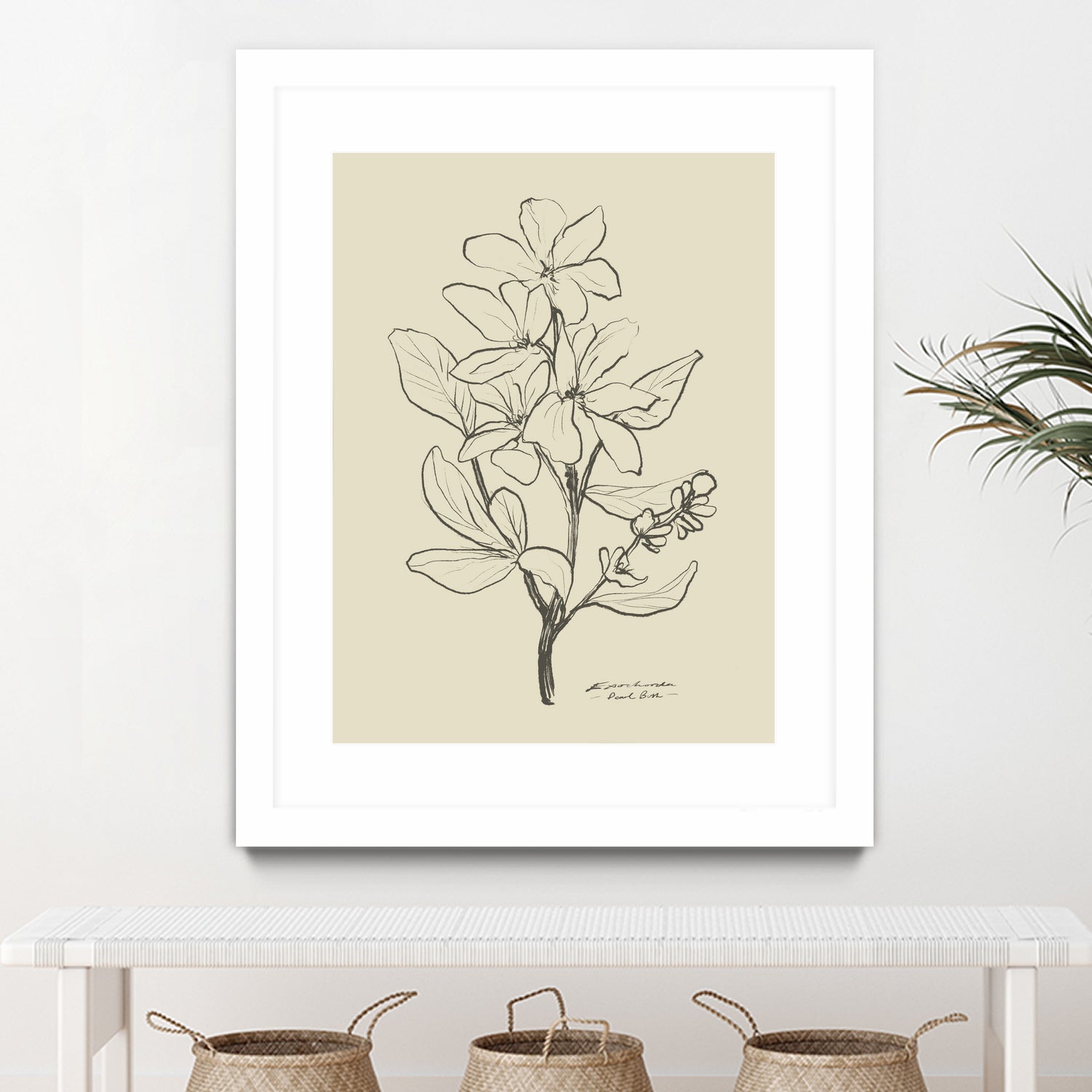 Floral 1 by Dan Hobday on GIANT ART - flowers and plants sketch