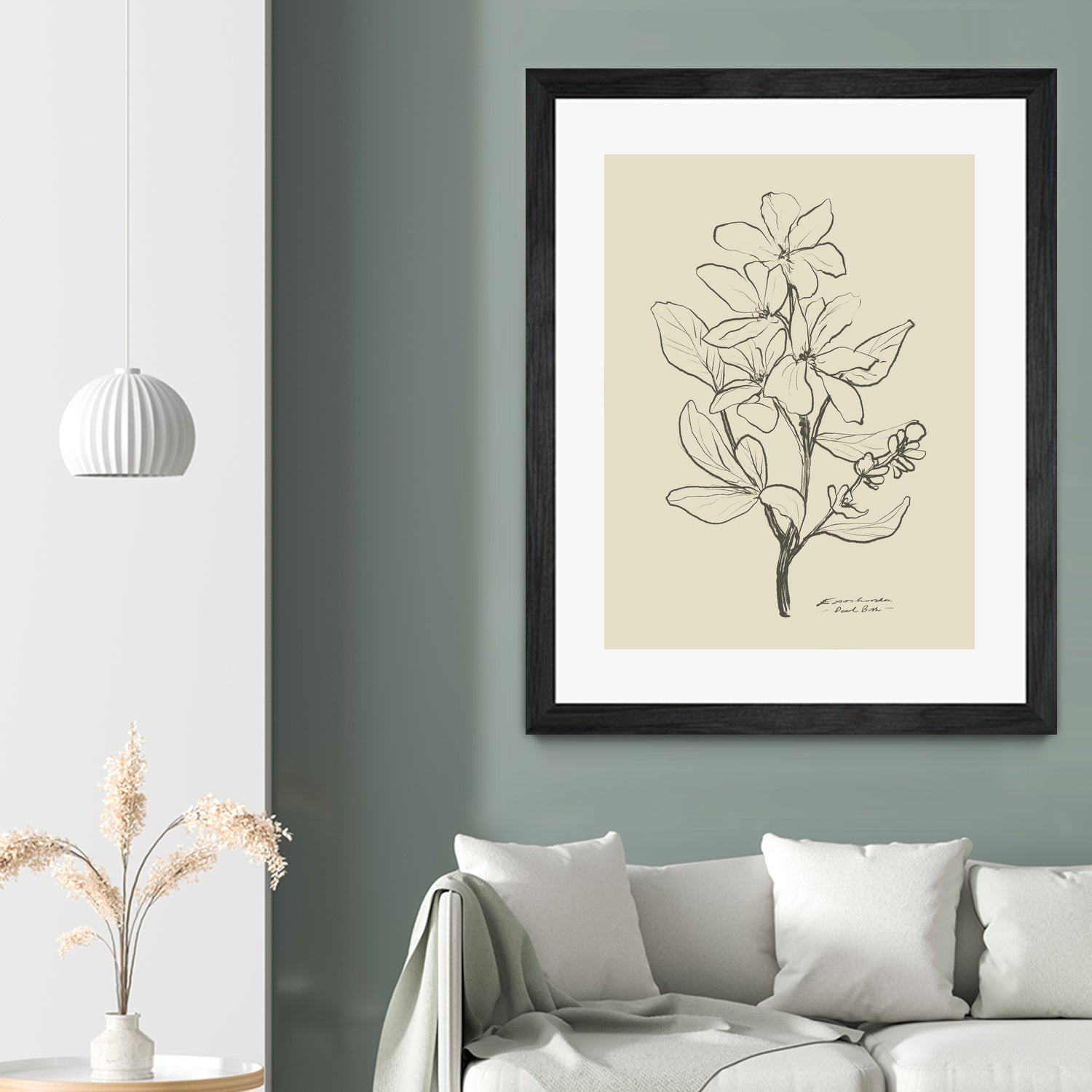 Floral 1 by Dan Hobday on GIANT ART - flowers and plants sketch