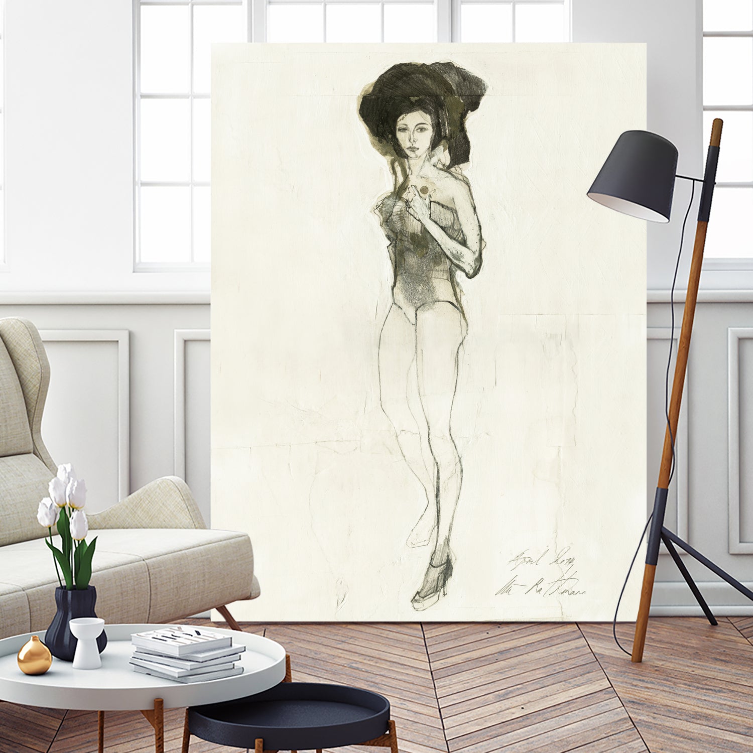 Minimalist Style by Ute Rathmann on GIANT ART - figurative fashion illustration