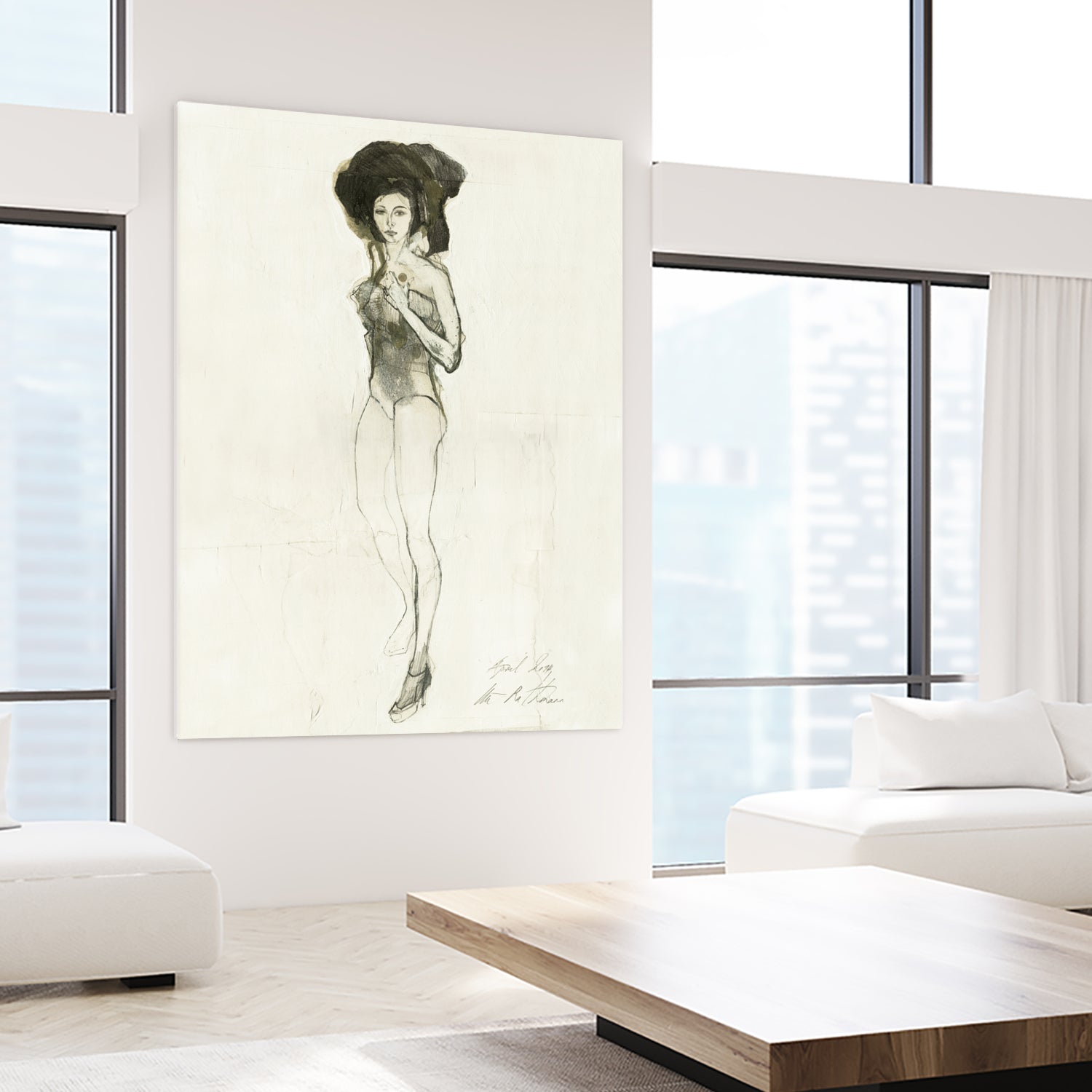 Minimalist Style by Ute Rathmann on GIANT ART - figurative fashion illustration