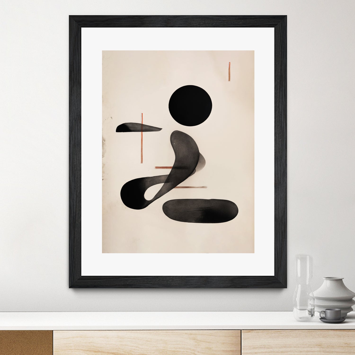 Japandi Modern Objects by THE MIUUS STUDIO on GIANT ART - illustration