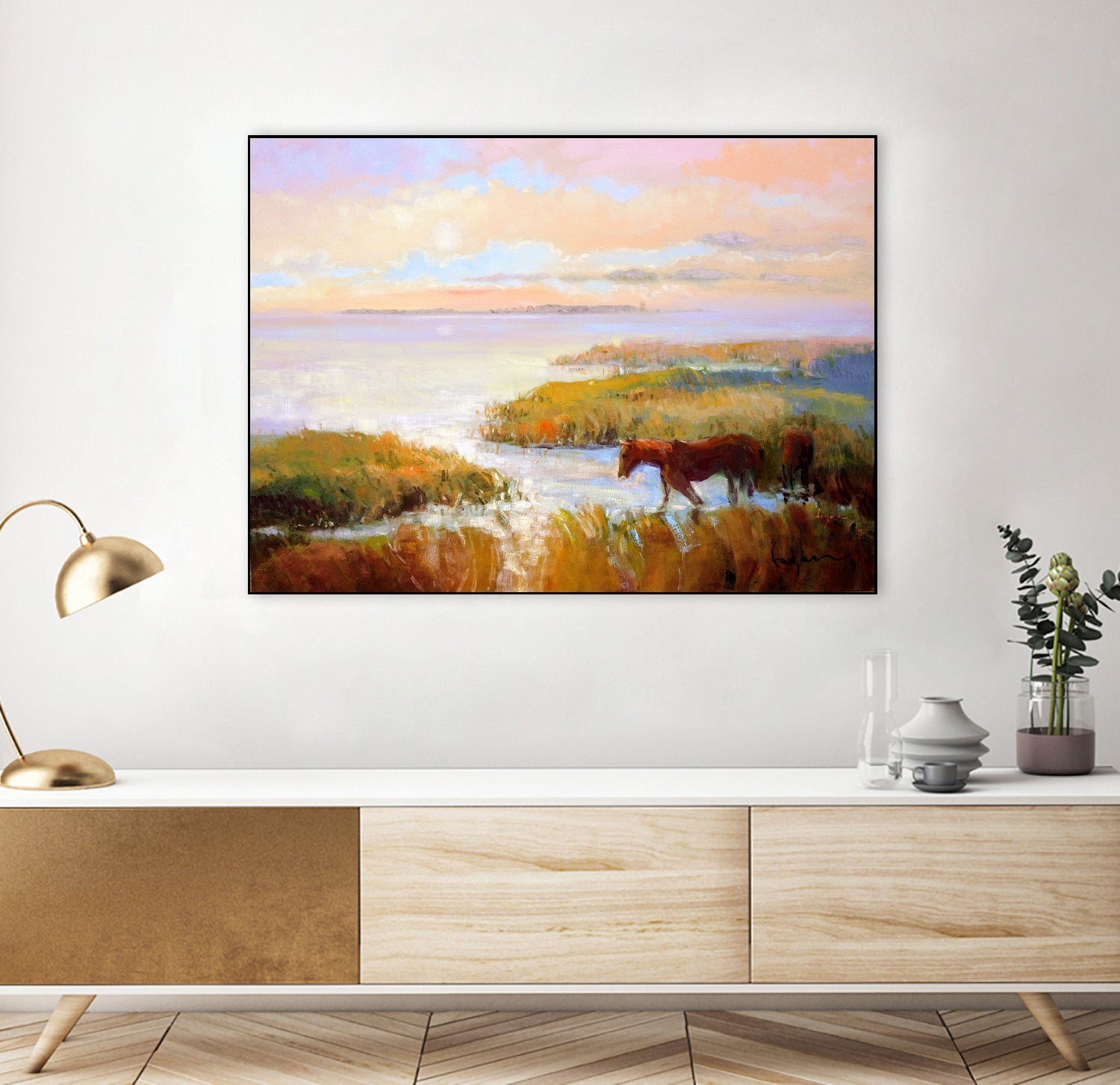 Serene Marshscape by Dorothy Fagan on GIANT ART - animal