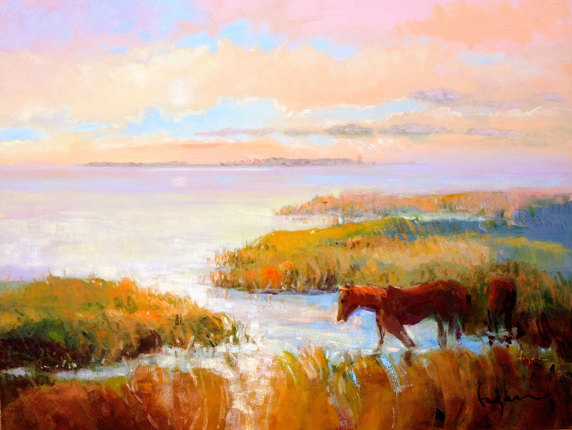 Serene Marshscape by Dorothy Fagan on GIANT ART - animal