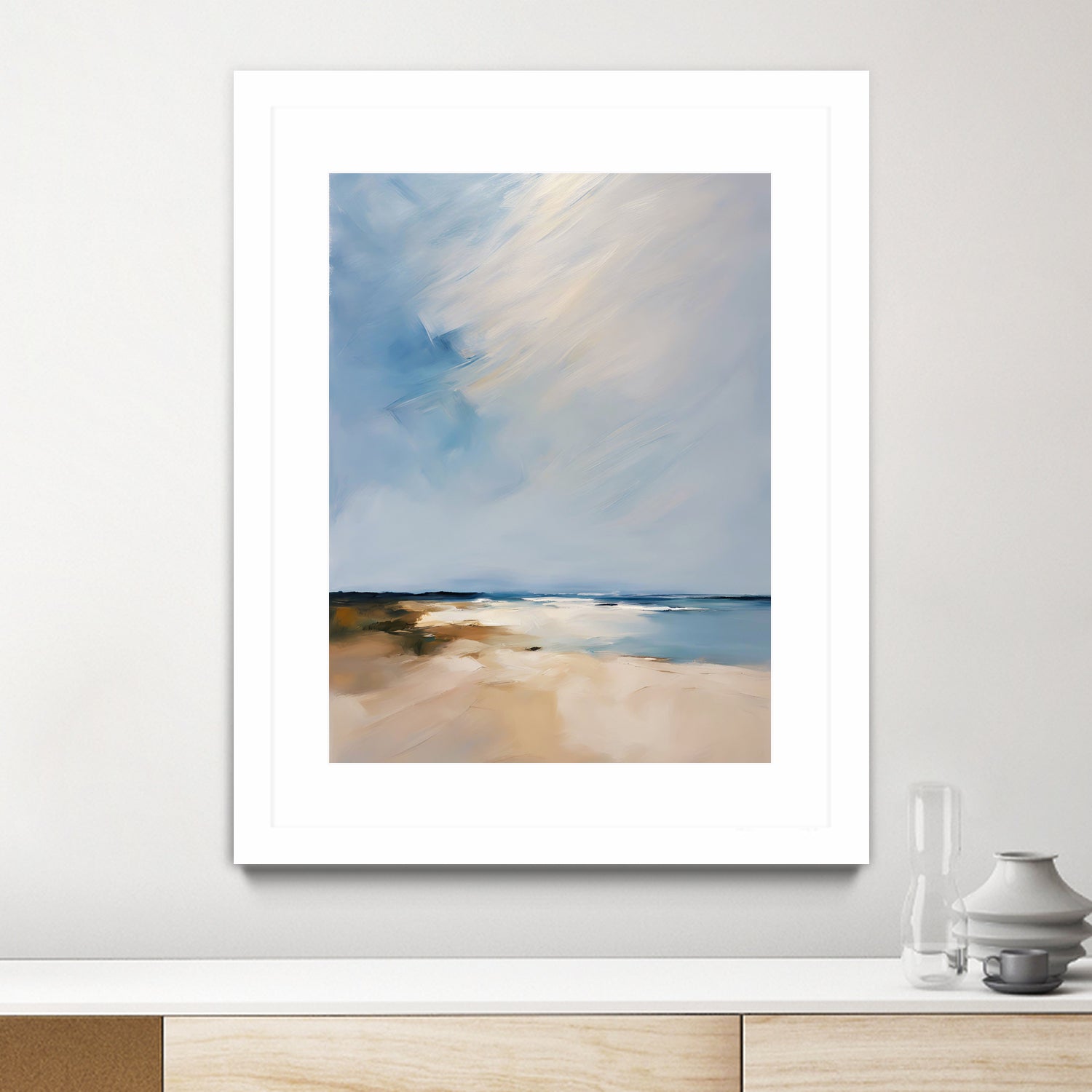 Quiet beach and sea by Ohkimiko on GIANT ART - nature and landscapes