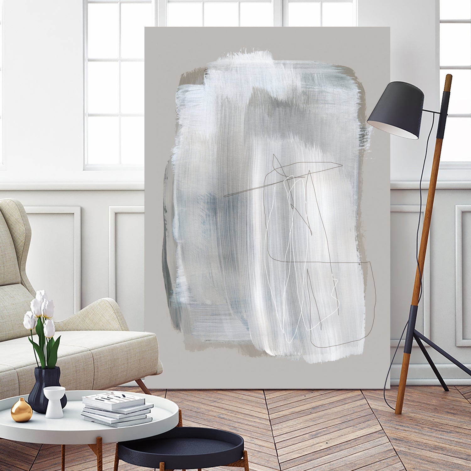 Abstract Brush Strokes 109 by Mareike on GIANT ART - bohmer