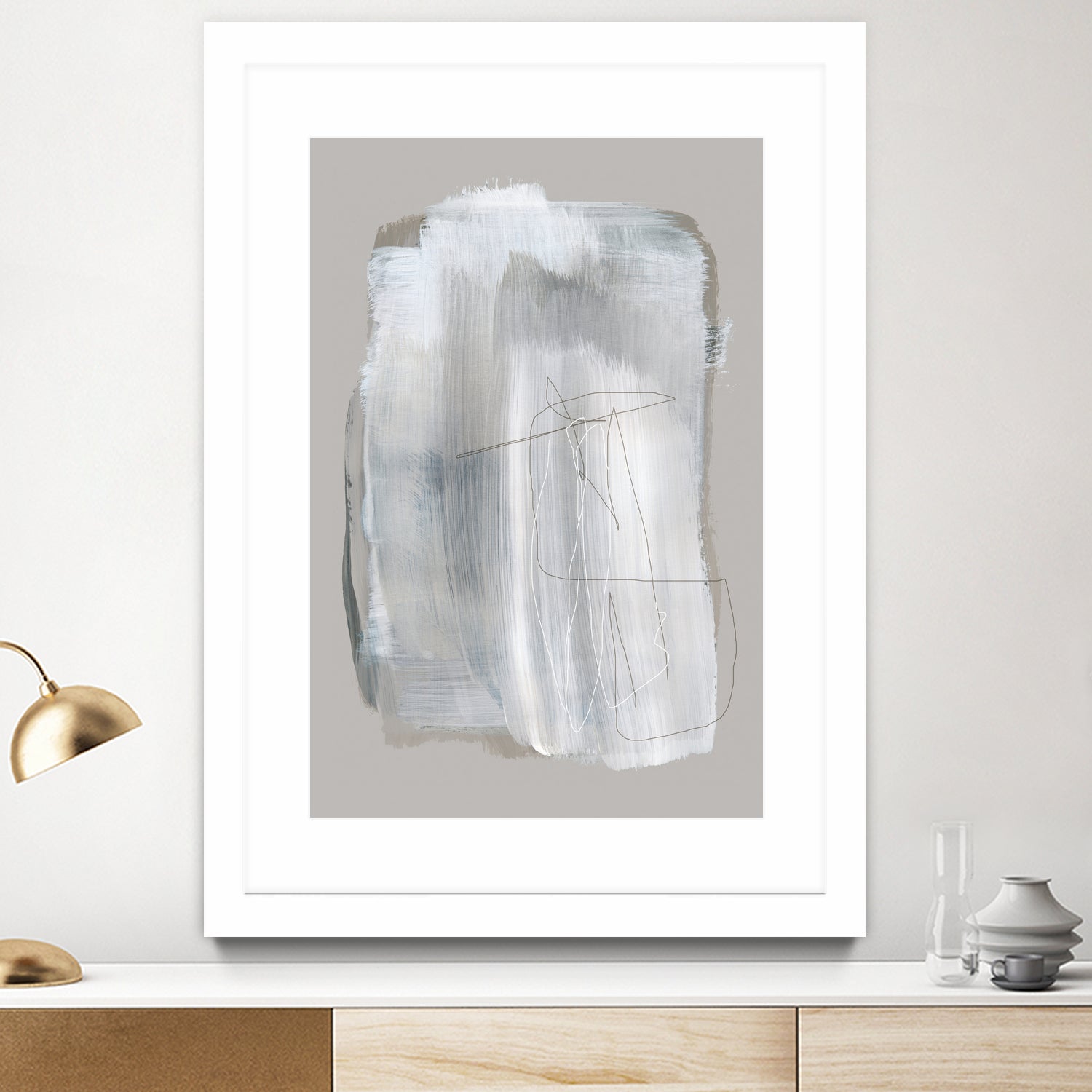 Abstract Brush Strokes 109 by Mareike on GIANT ART - bohmer