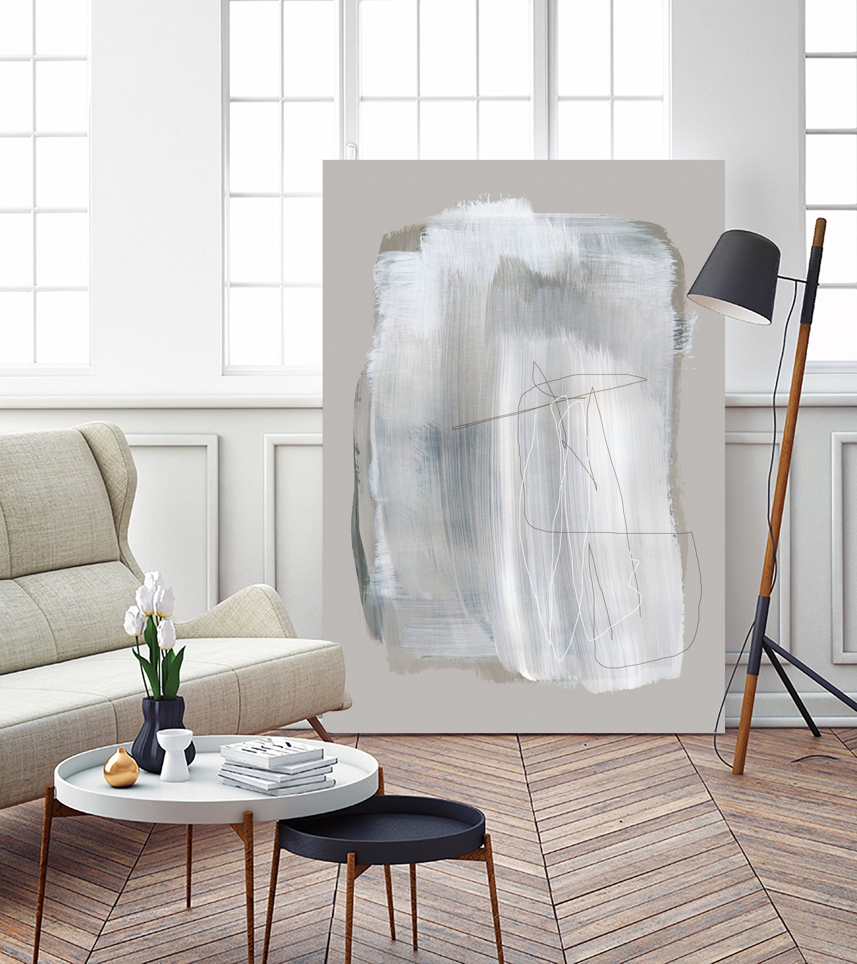 Abstract Brush Strokes 109 by Mareike on GIANT ART - bohmer