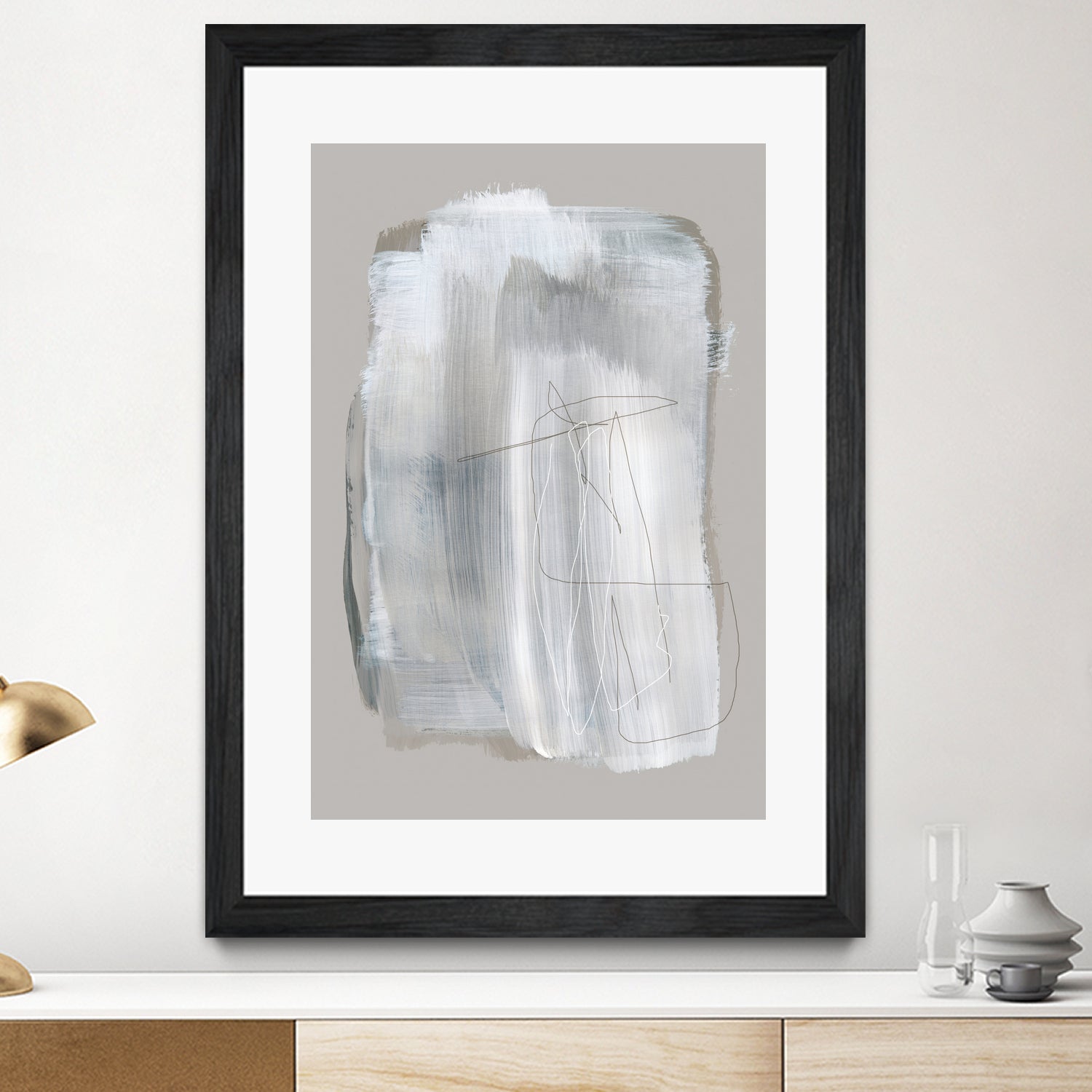 Abstract Brush Strokes 109 by Mareike on GIANT ART - bohmer