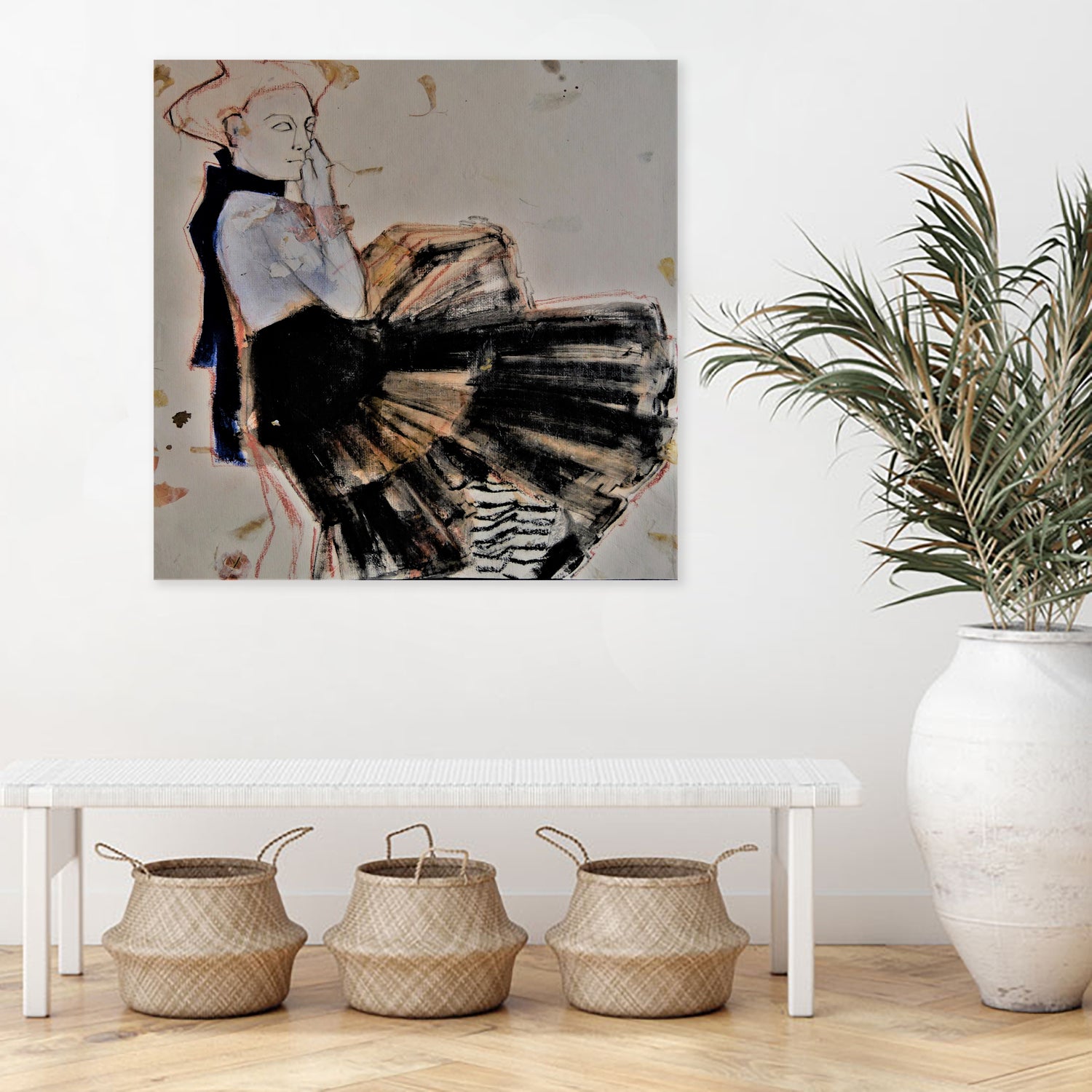 Blue Bow by Doris Schmitz on GIANT ART - 2784 illustration