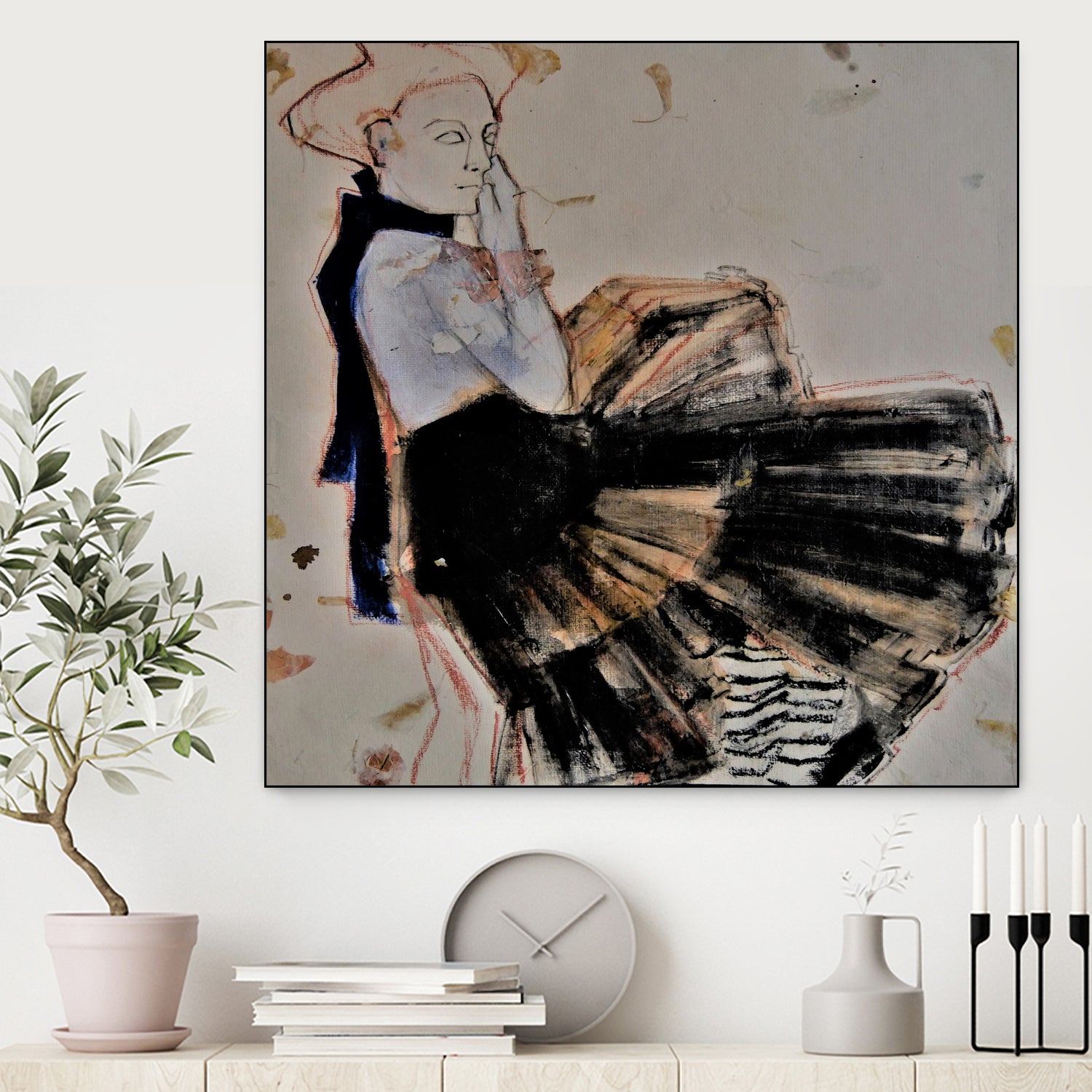 Blue Bow by Doris Schmitz on GIANT ART - 2784 illustration