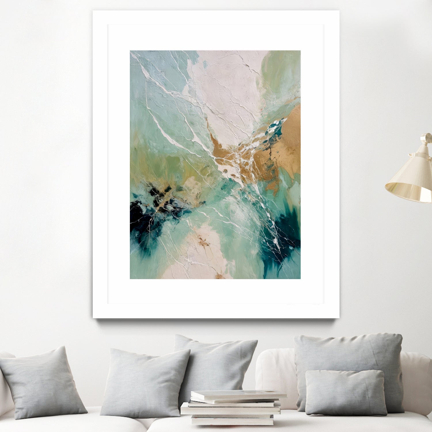 Ethereal Currents by Alpenglow Workshop on GIANT ART - abstract abstract art