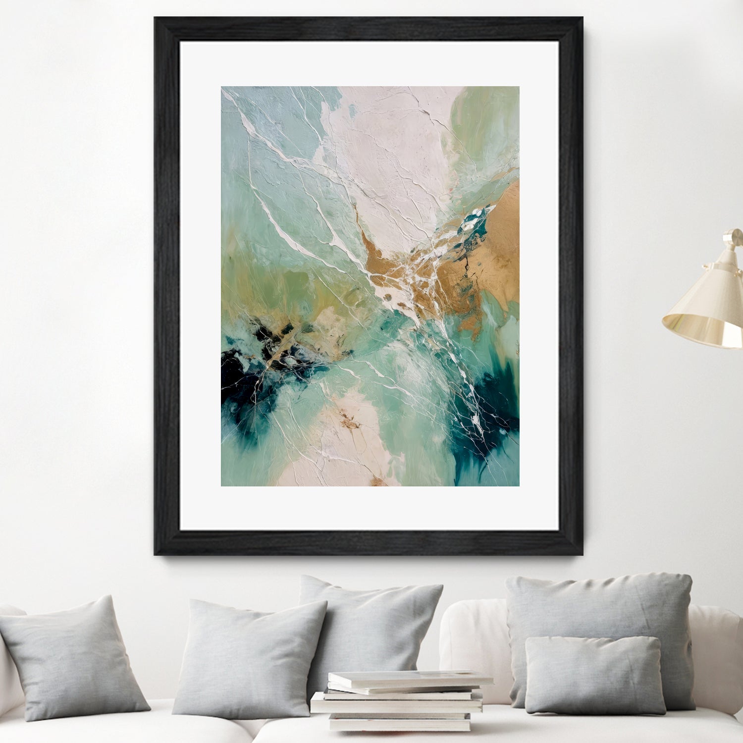 Ethereal Currents by Alpenglow Workshop on GIANT ART - abstract abstract art