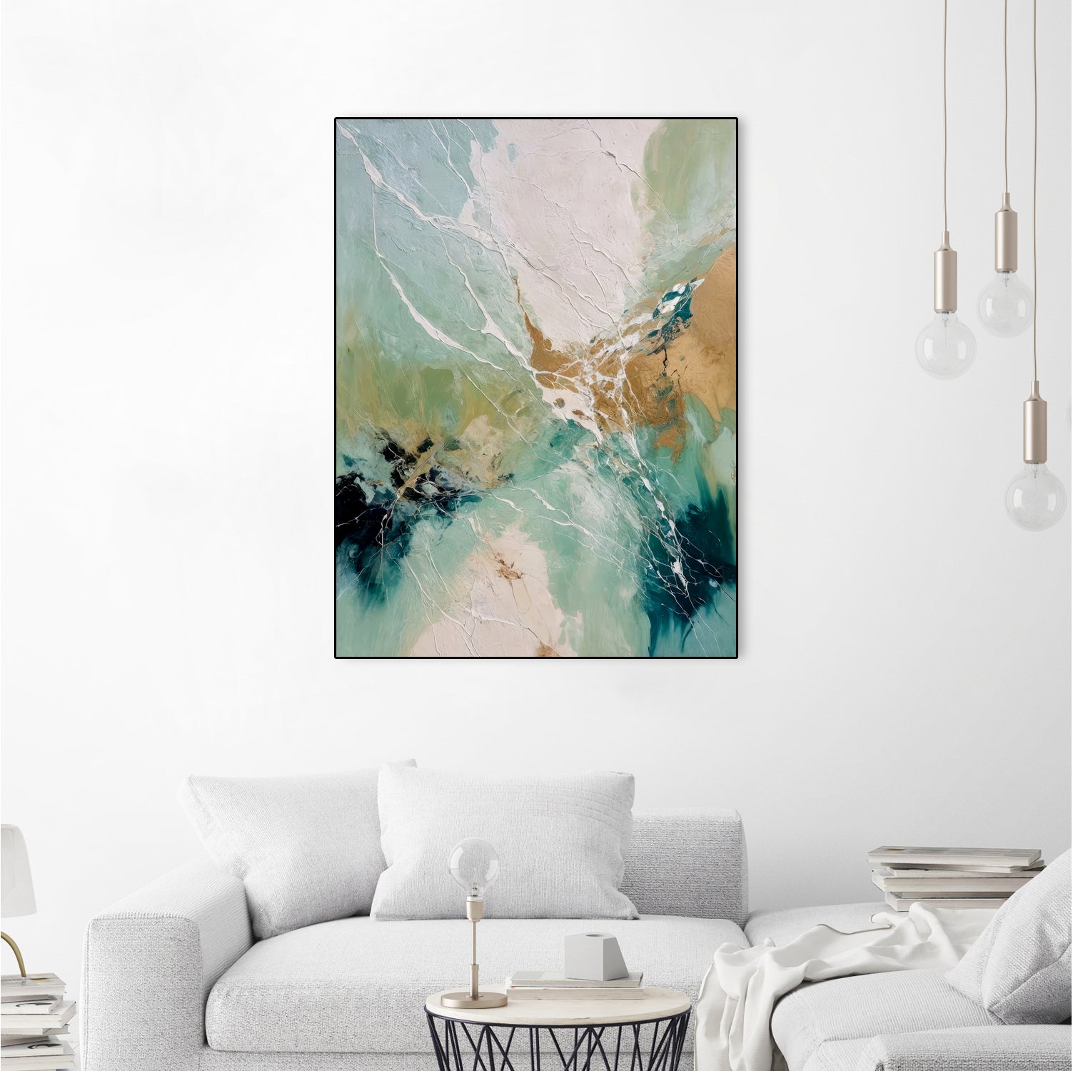 Ethereal Currents by Alpenglow Workshop on GIANT ART - abstract abstract art