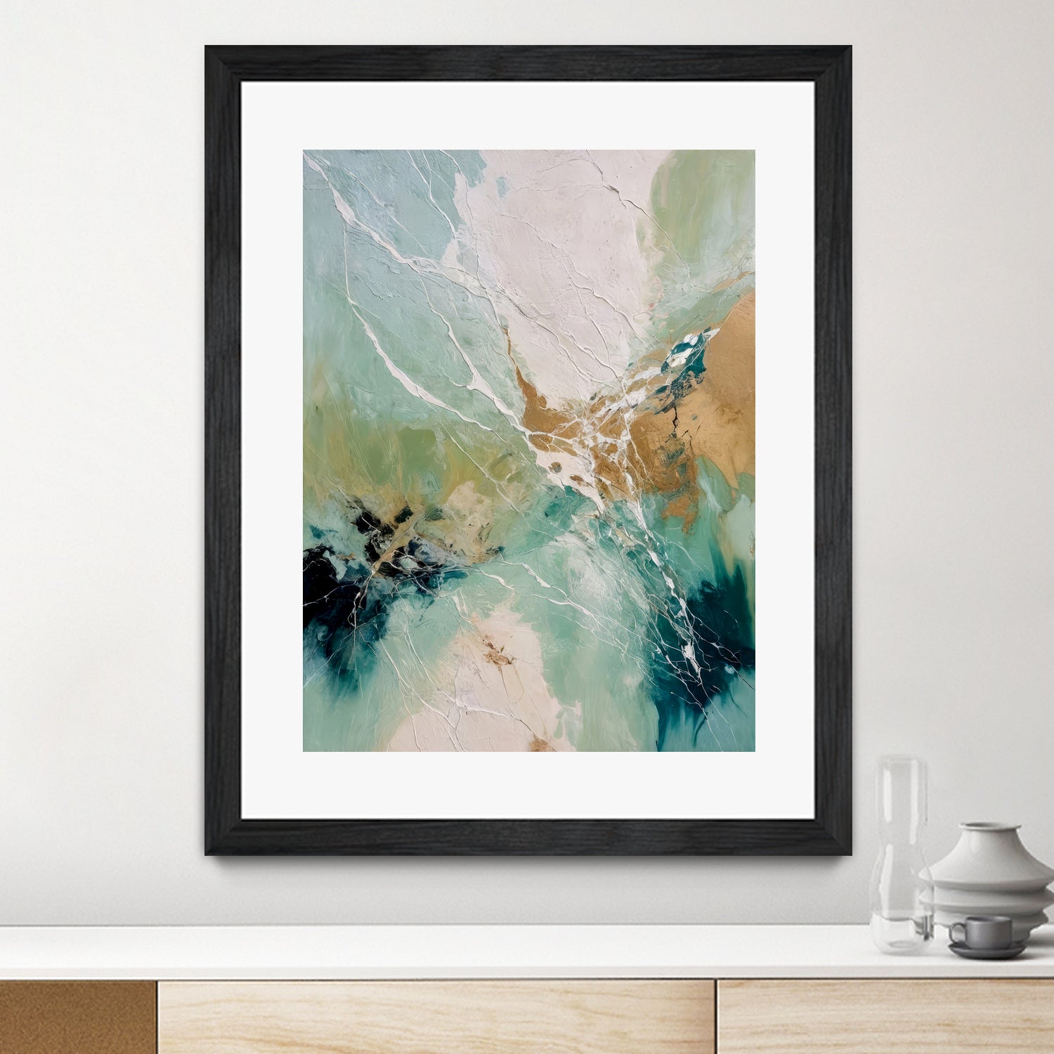 Ethereal Currents by Alpenglow Workshop on GIANT ART - abstract abstract art