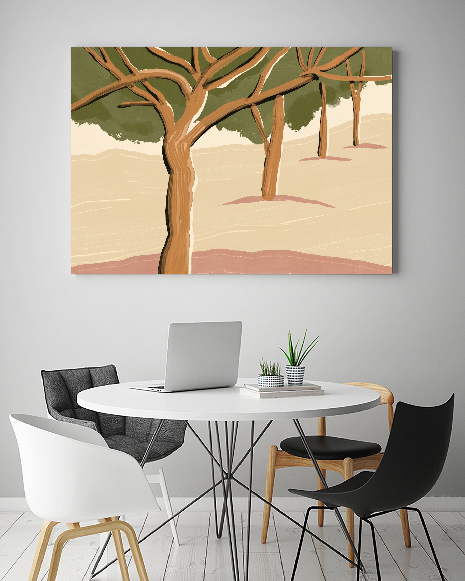Landscape trees by Little Dean on GIANT ART - landscape painting