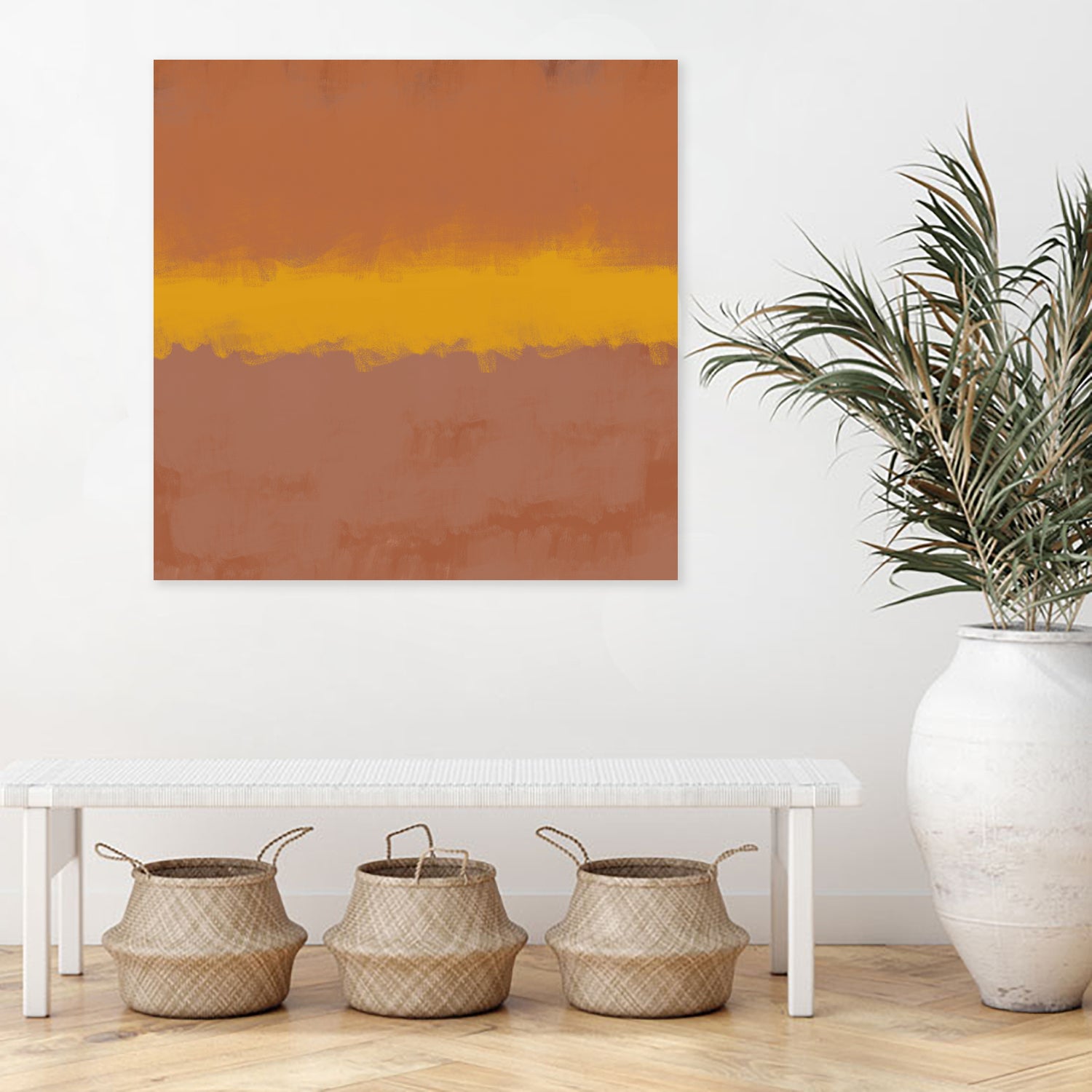 MODERN CALM by THE on GIANT ART - orange miuus studio rothko