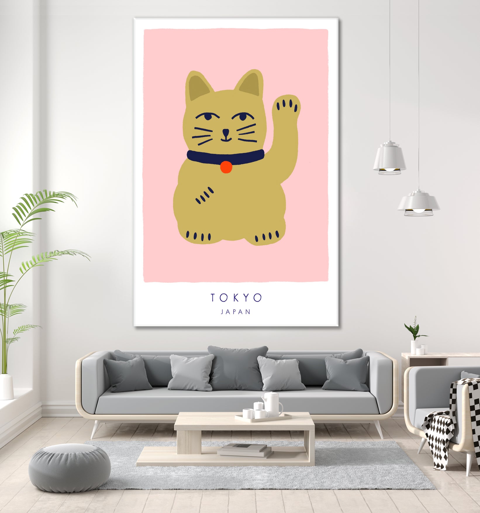 Maneki Neko a€“ Lucky Cat by Maren Gross on GIANT ART - animals cat