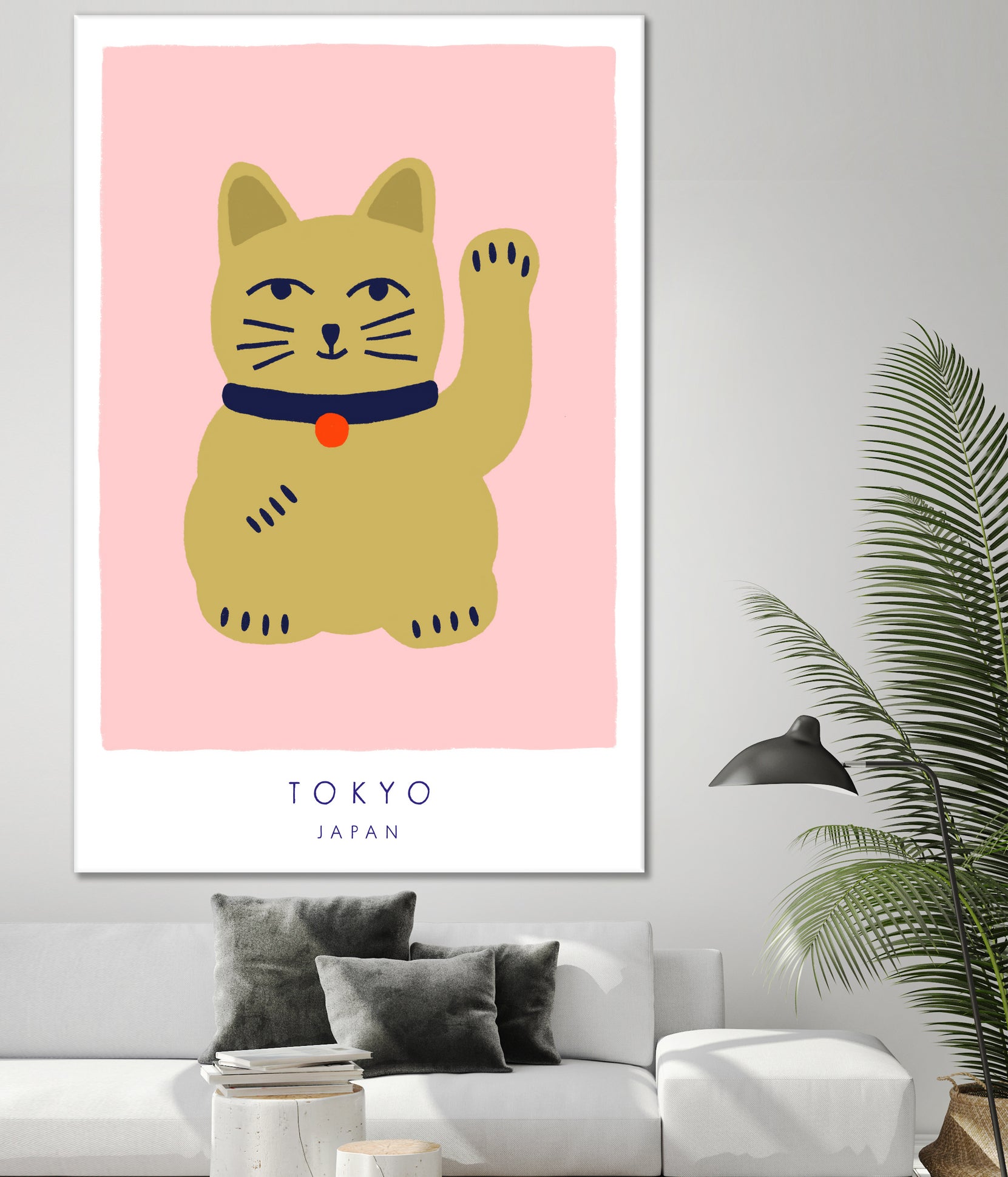 Maneki Neko a€“ Lucky Cat by Maren Gross on GIANT ART - animals cat