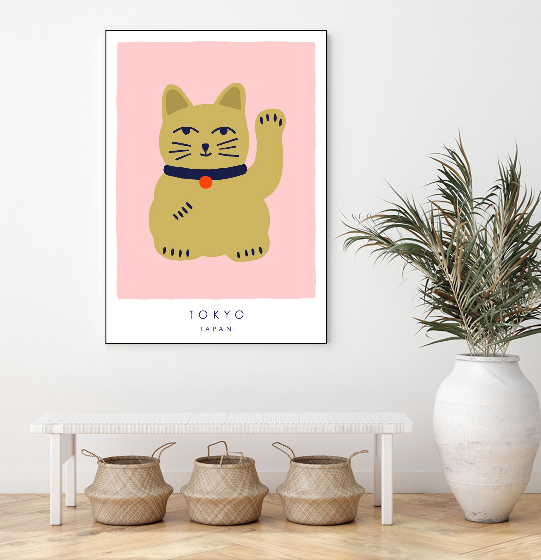 Maneki Neko a€“ Lucky Cat by Maren Gross on GIANT ART - animals cat