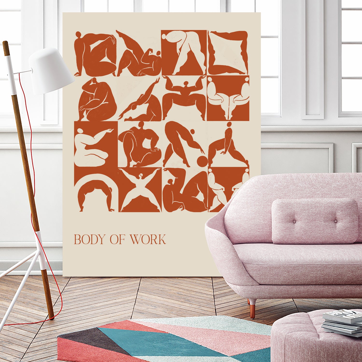 Body of Work (terracotta) by Arty Guava on GIANT ART - 9600 illustration