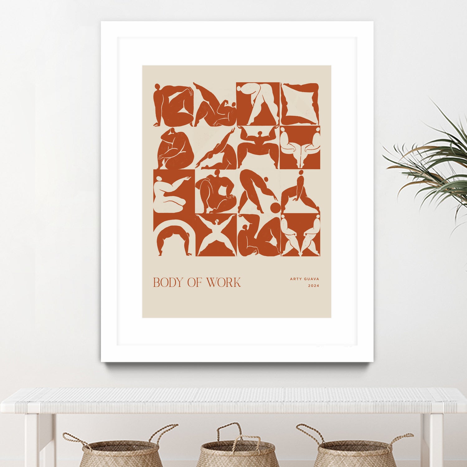 Body of Work (terracotta) by Arty Guava on GIANT ART - 9600 illustration